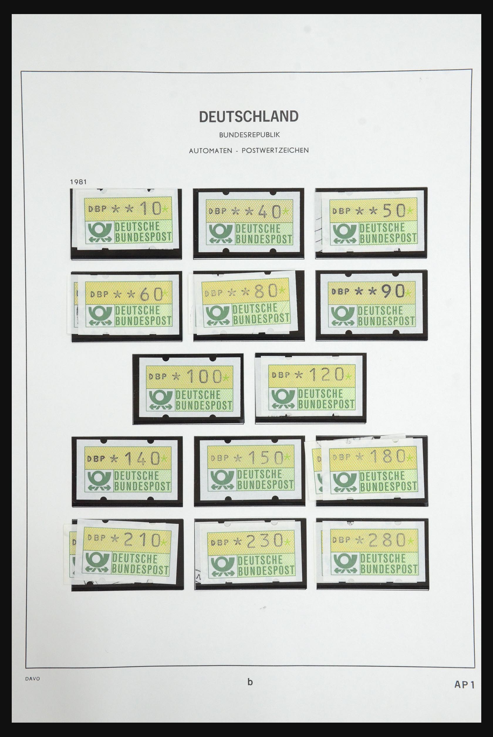 31635 292 - 31635 Bundespost 1949-2000.