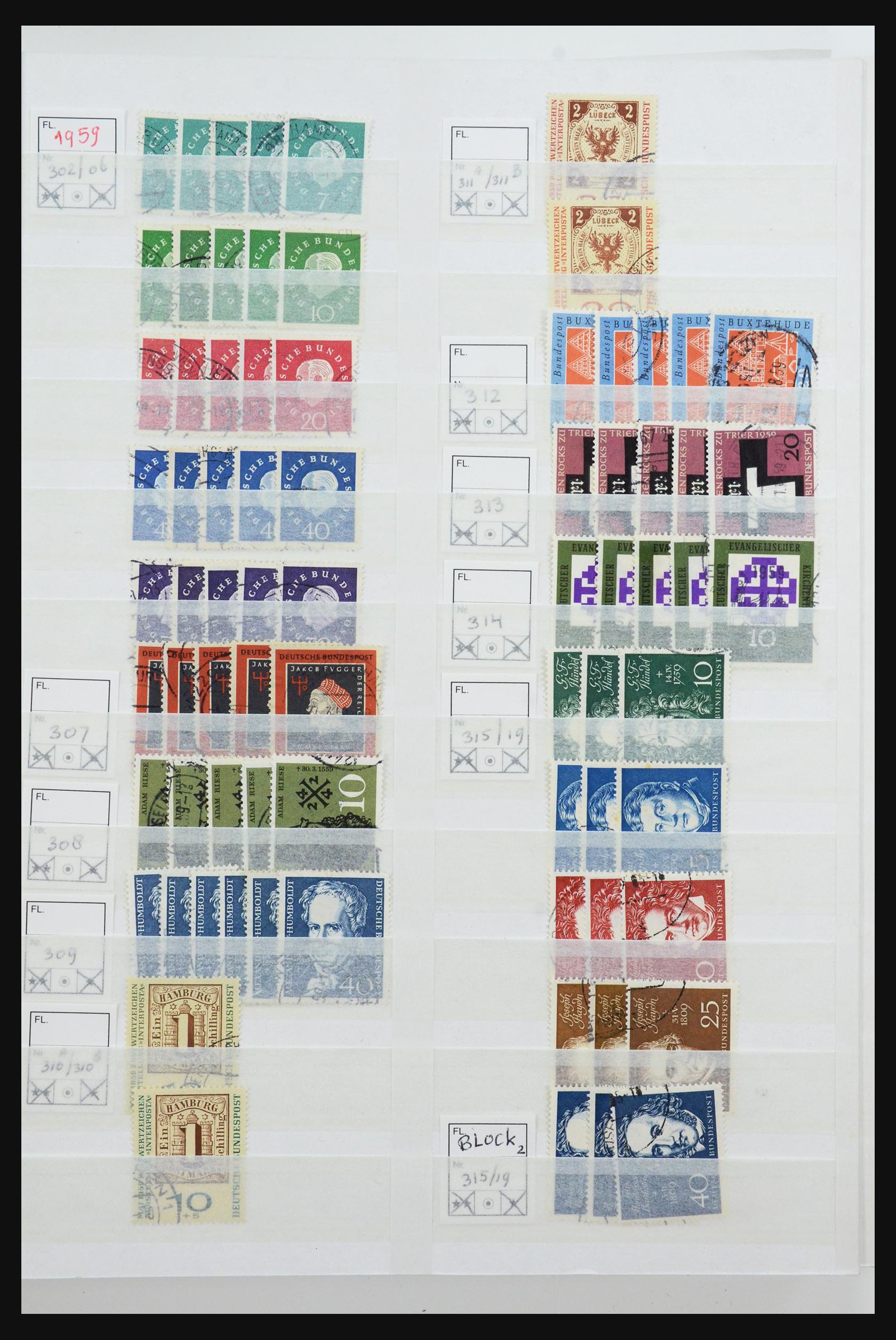 31636 011 - 31636 Bundespost 1949-2009.
