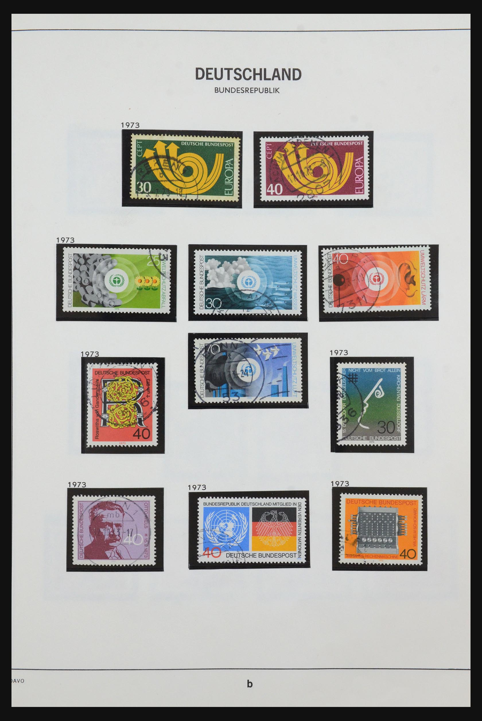 31637 045 - 31637 Bundespost 1949-1989.