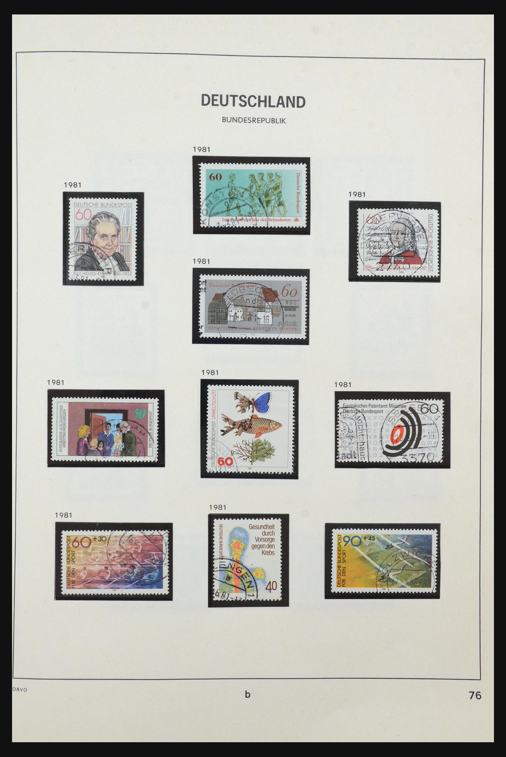 31637 070 - 31637 Bundespost 1949-1989.