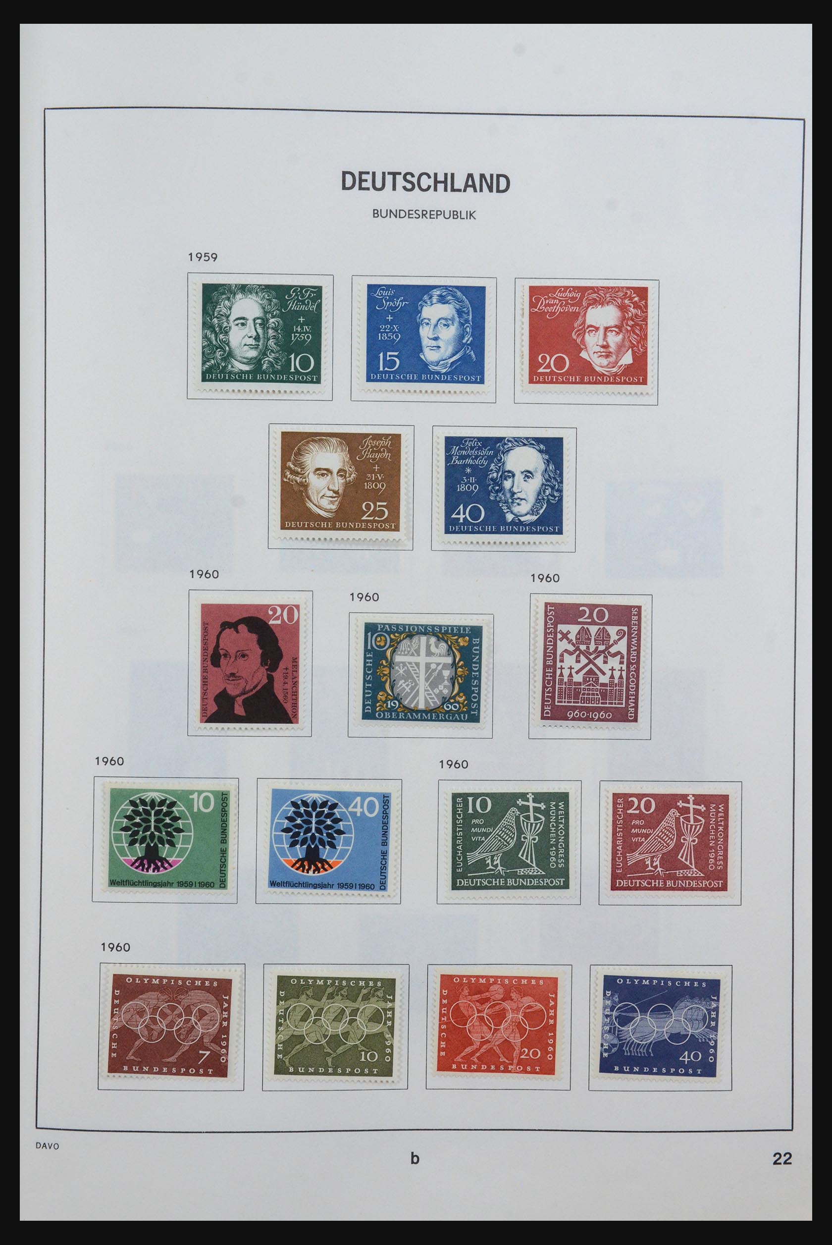 31638 028 - 31638 Bundespost 1949-1989.