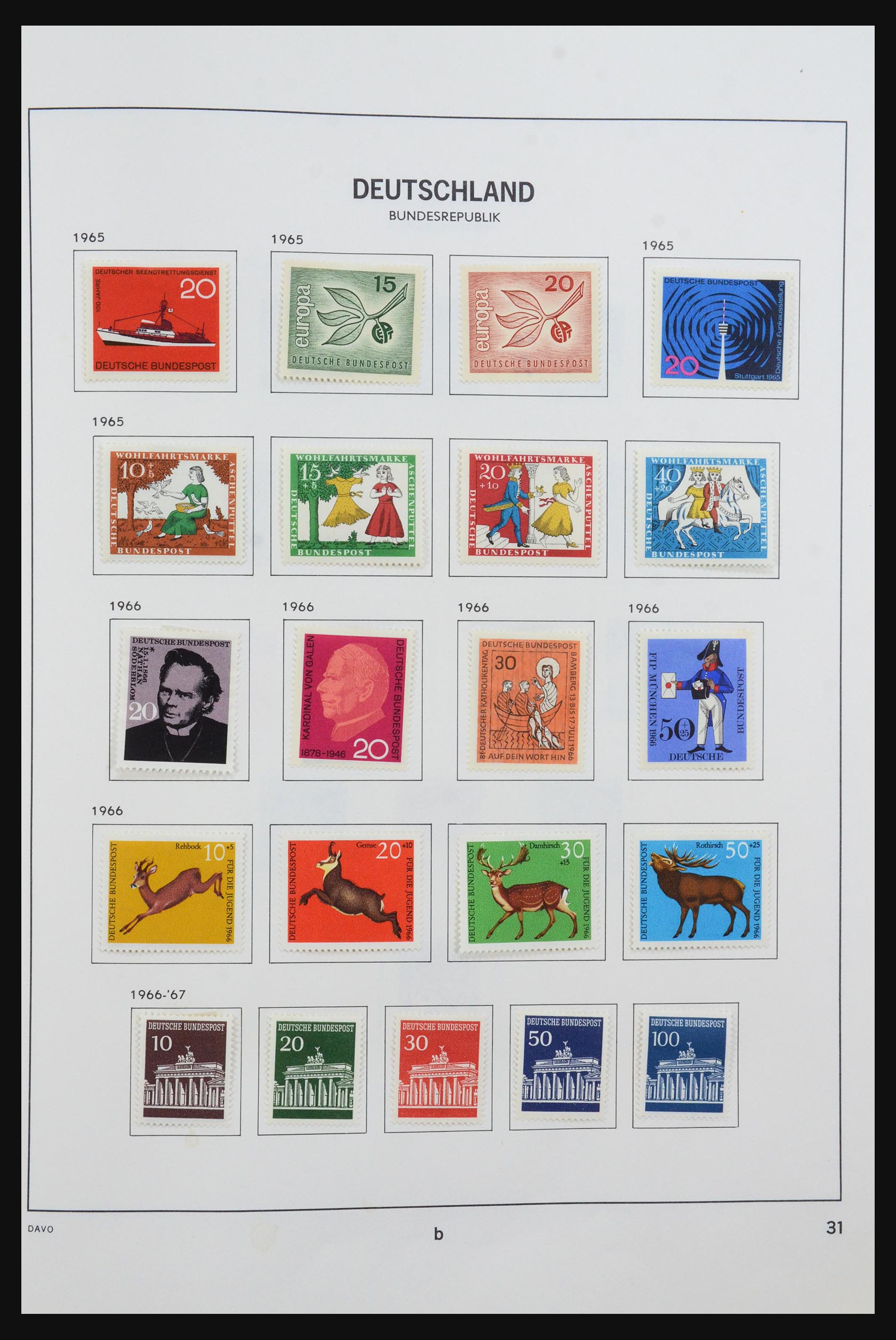 31638 037 - 31638 Bundespost 1949-1989.