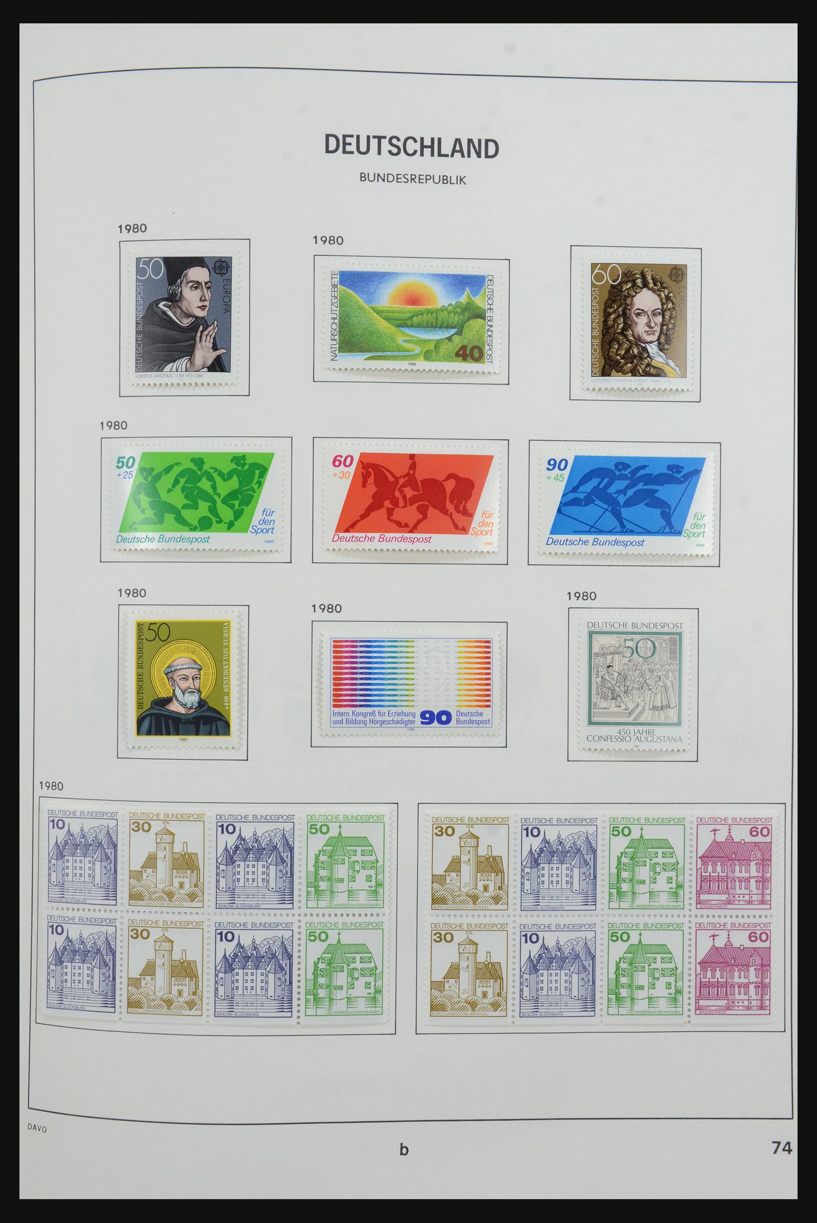 31638 080 - 31638 Bundespost 1949-1989.