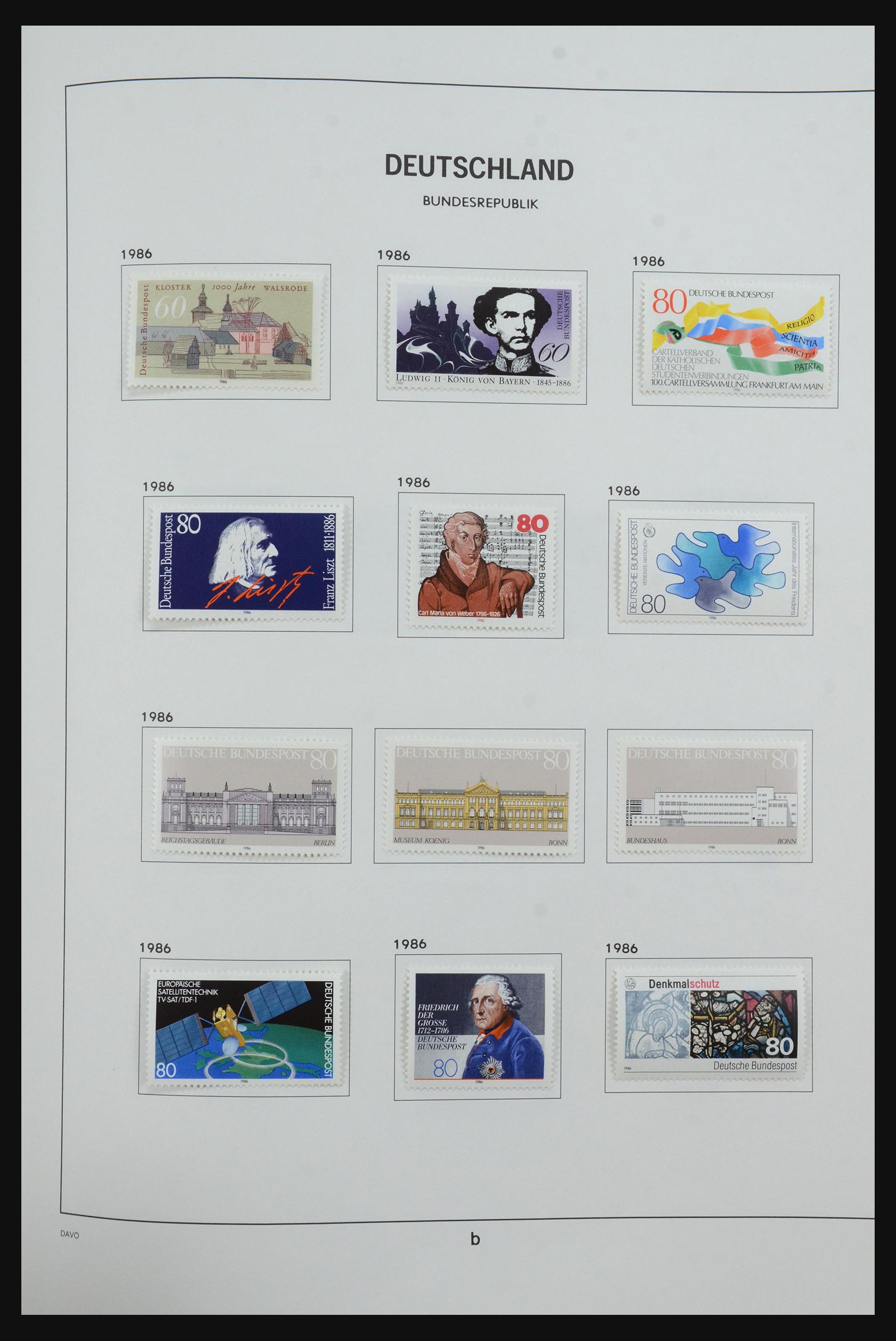31638 102 - 31638 Bundespost 1949-1989.