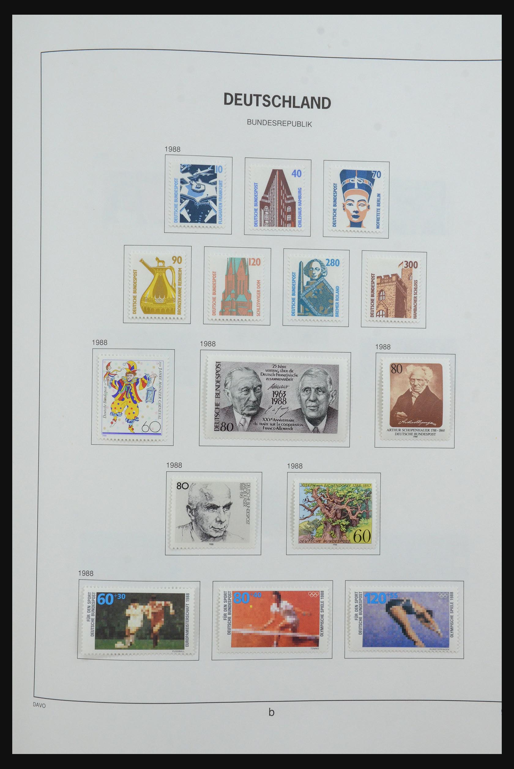 31638 107 - 31638 Bundespost 1949-1989.