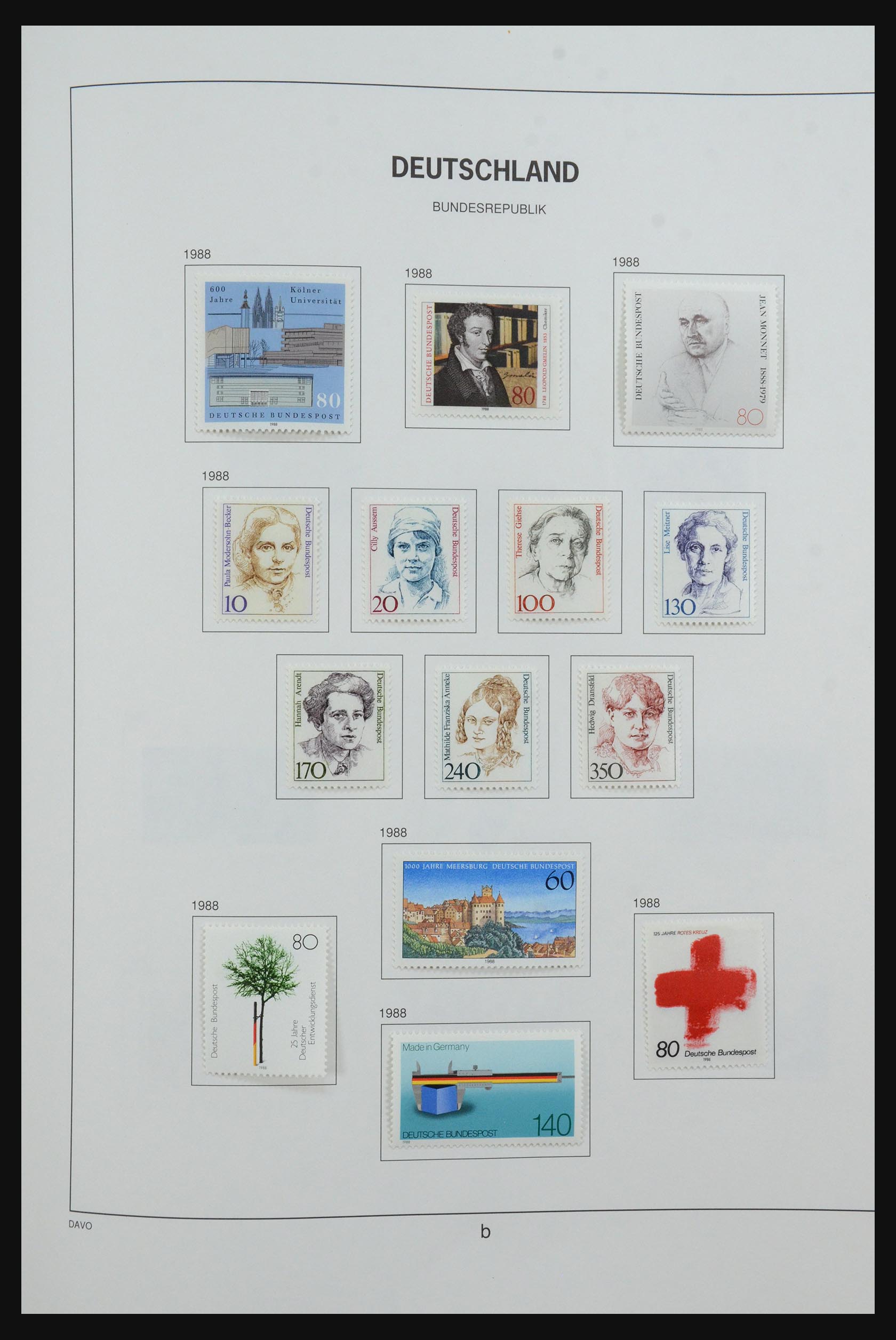 31638 109 - 31638 Bundespost 1949-1989.