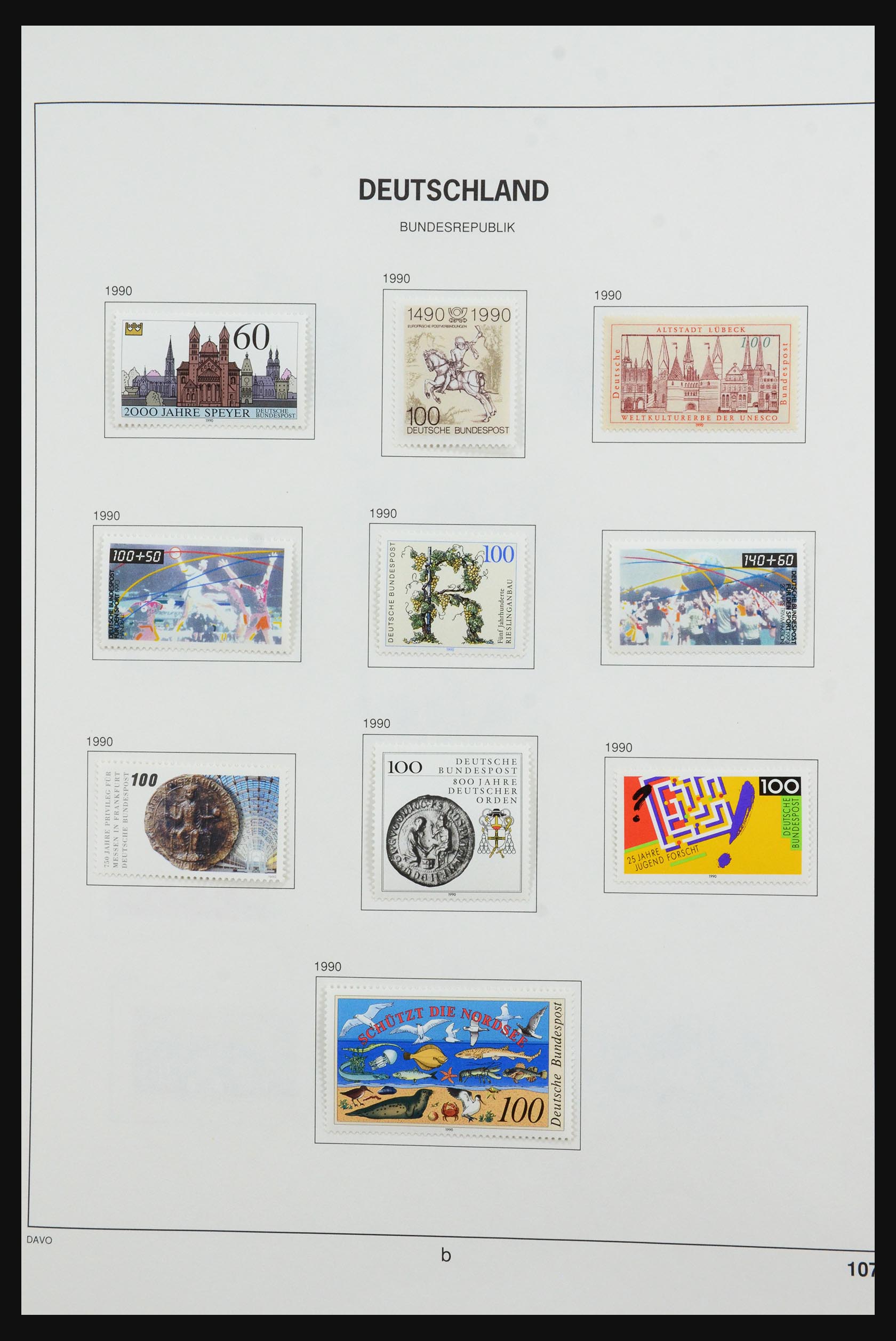 31638 116 - 31638 Bundespost 1949-1989.