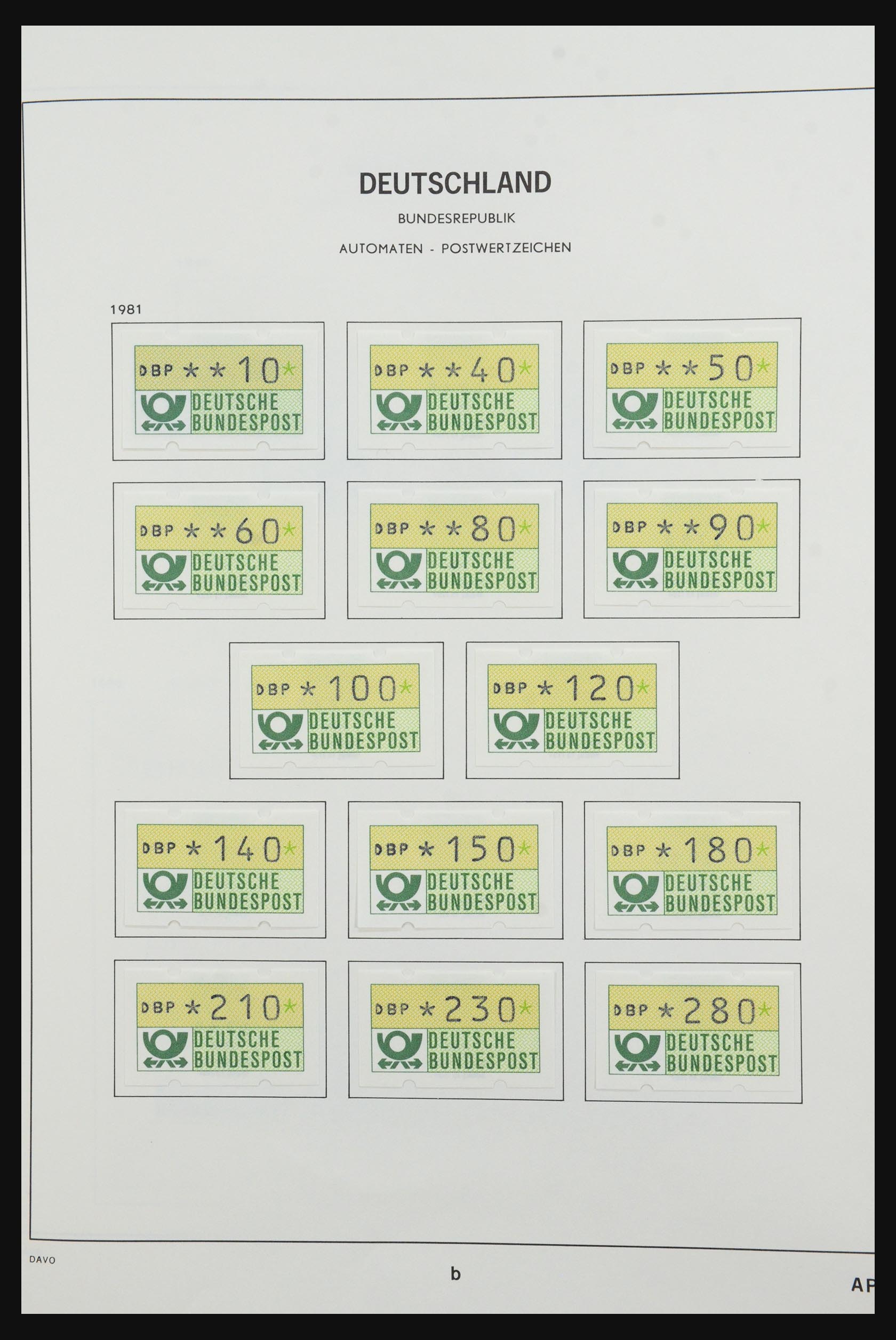 31638 119 - 31638 Bundespost 1949-1989.