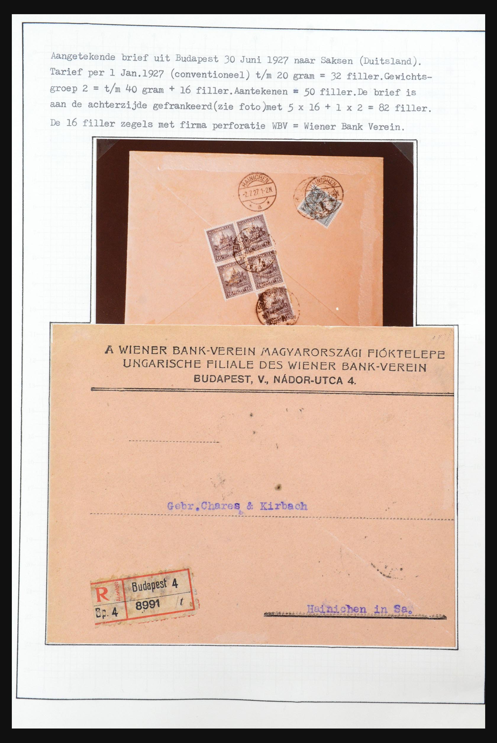 31647 007 - 31647 Hongarije 1927-1946 tentoonstellingsverzameling.