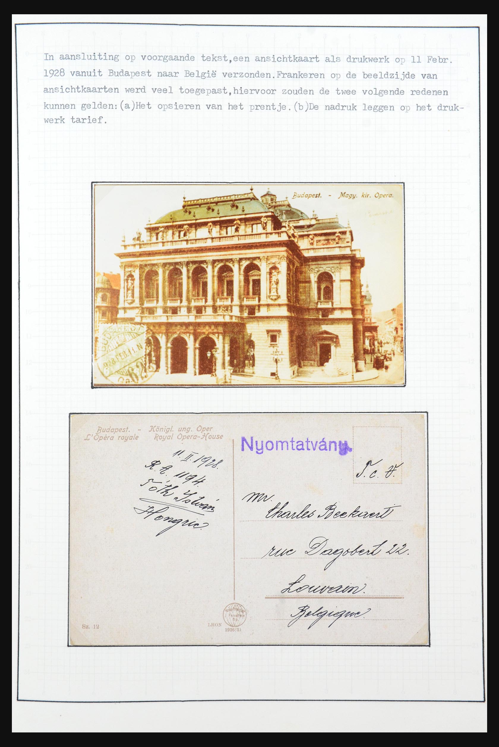 31647 012 - 31647 Hongarije 1927-1946 tentoonstellingsverzameling.