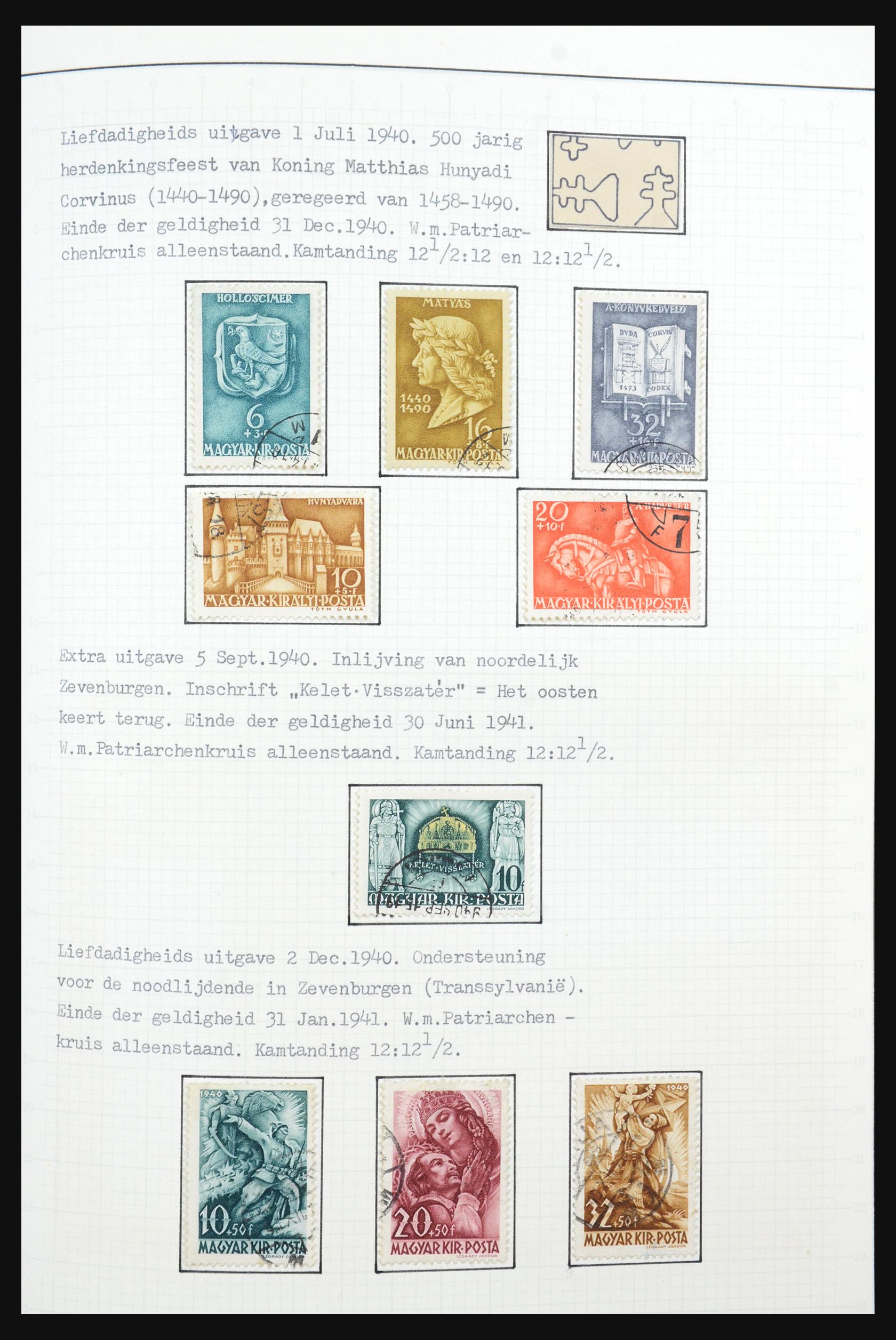31647 066 - 31647 Hongarije 1927-1946 tentoonstellingsverzameling.