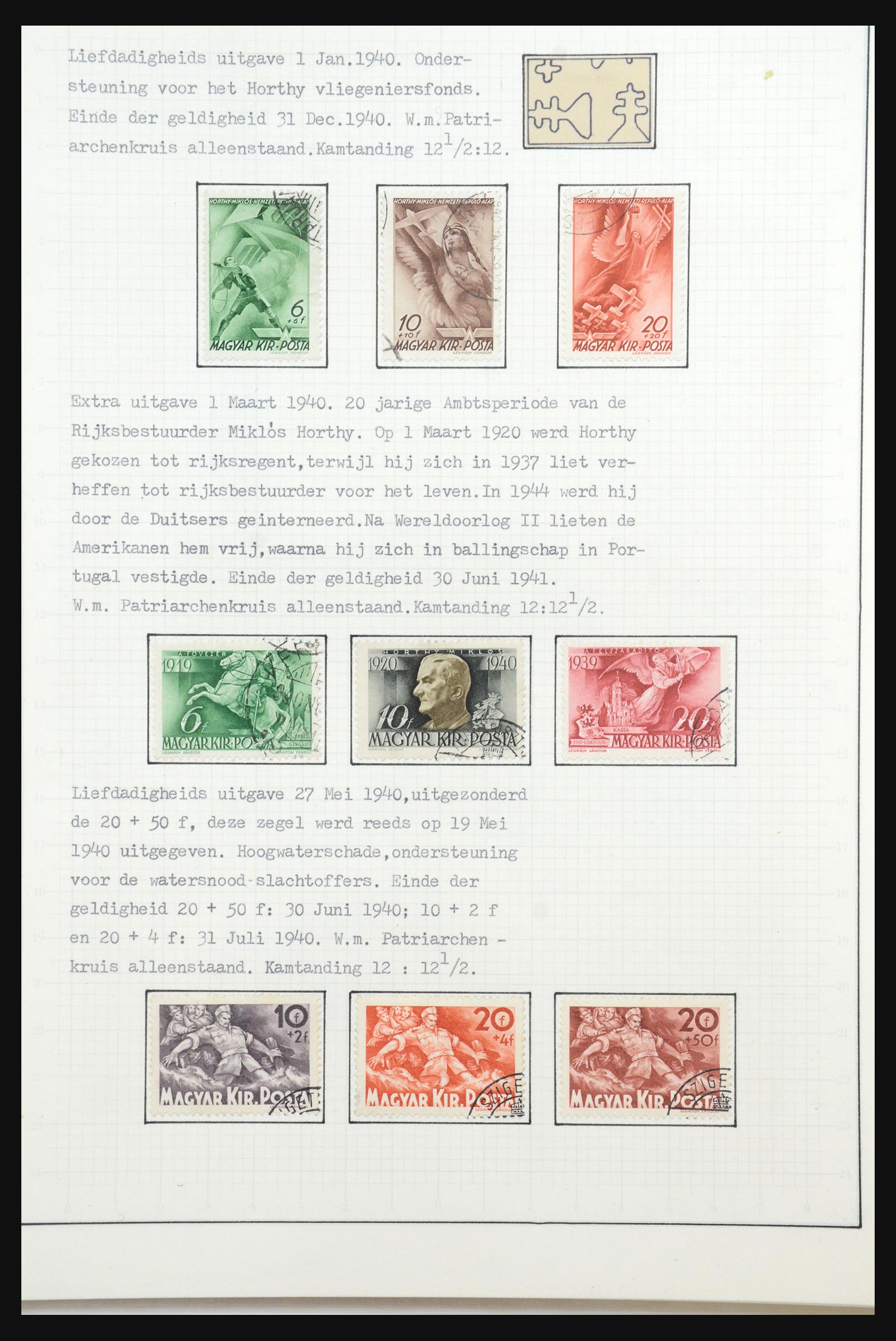 31647 119 - 31647 Hongarije 1927-1946 tentoonstellingsverzameling.