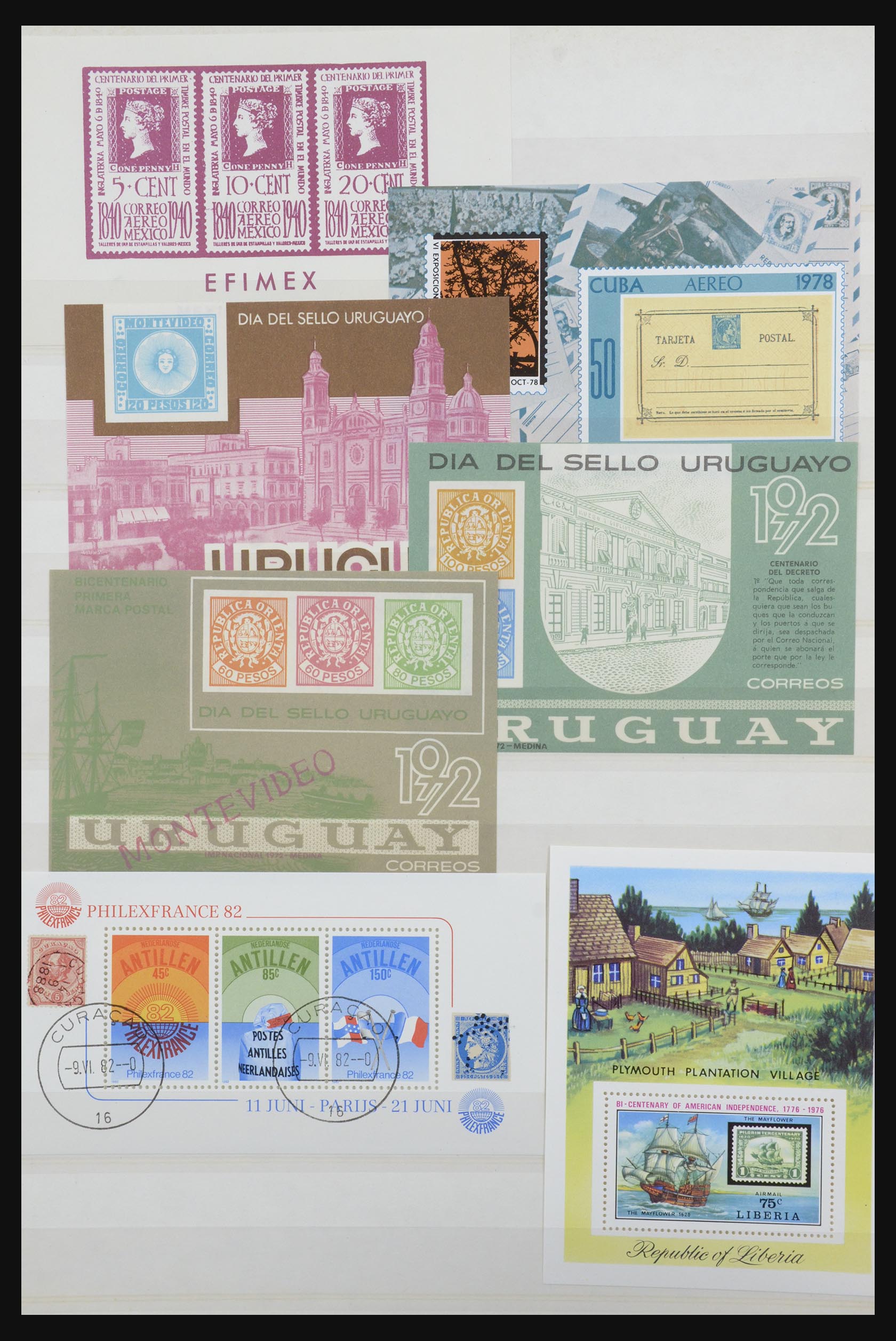 31652 009 - 31652 Motief: postzegel op postzegel 1940-1993.