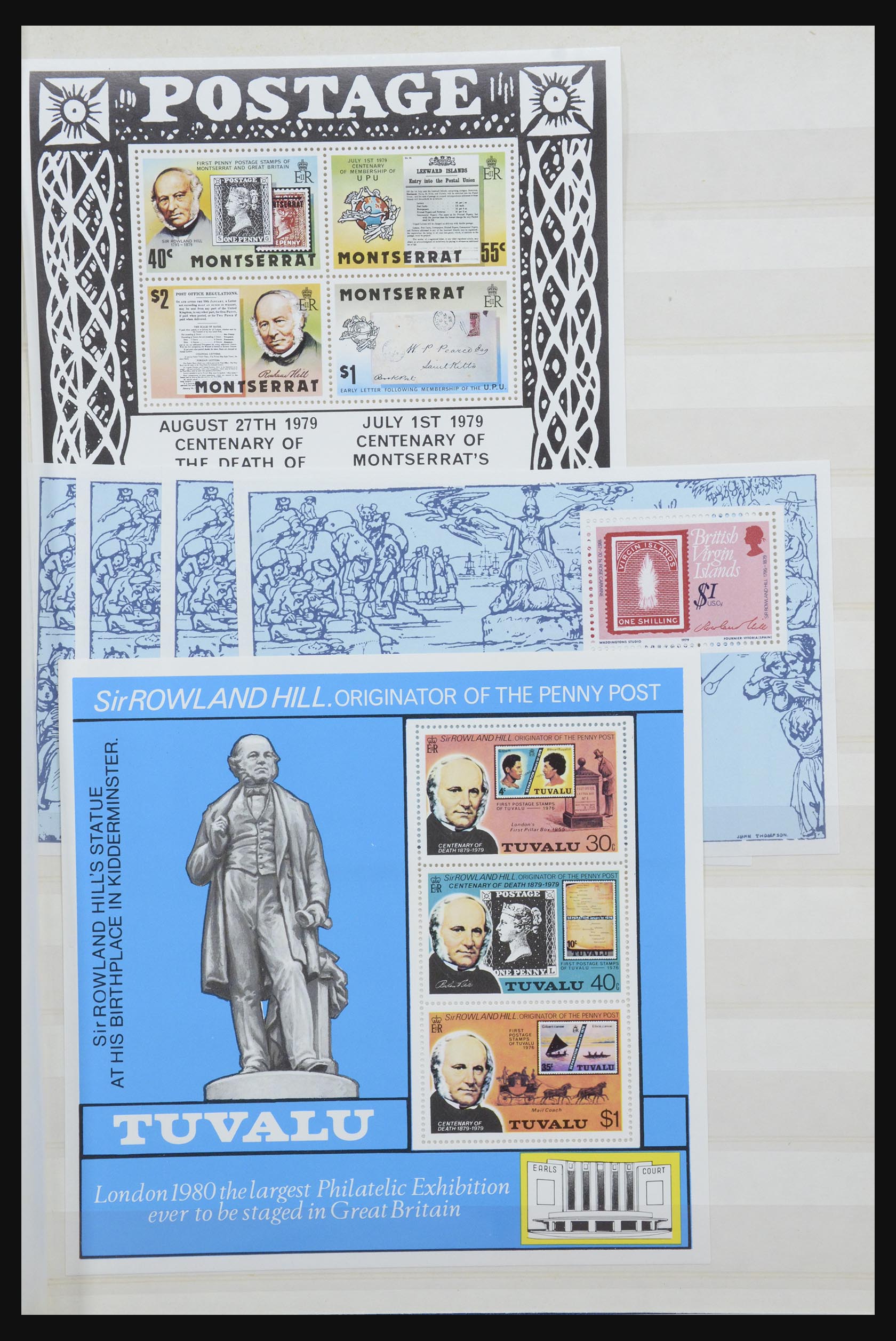 31652 019 - 31652 Motief: postzegel op postzegel 1940-1993.