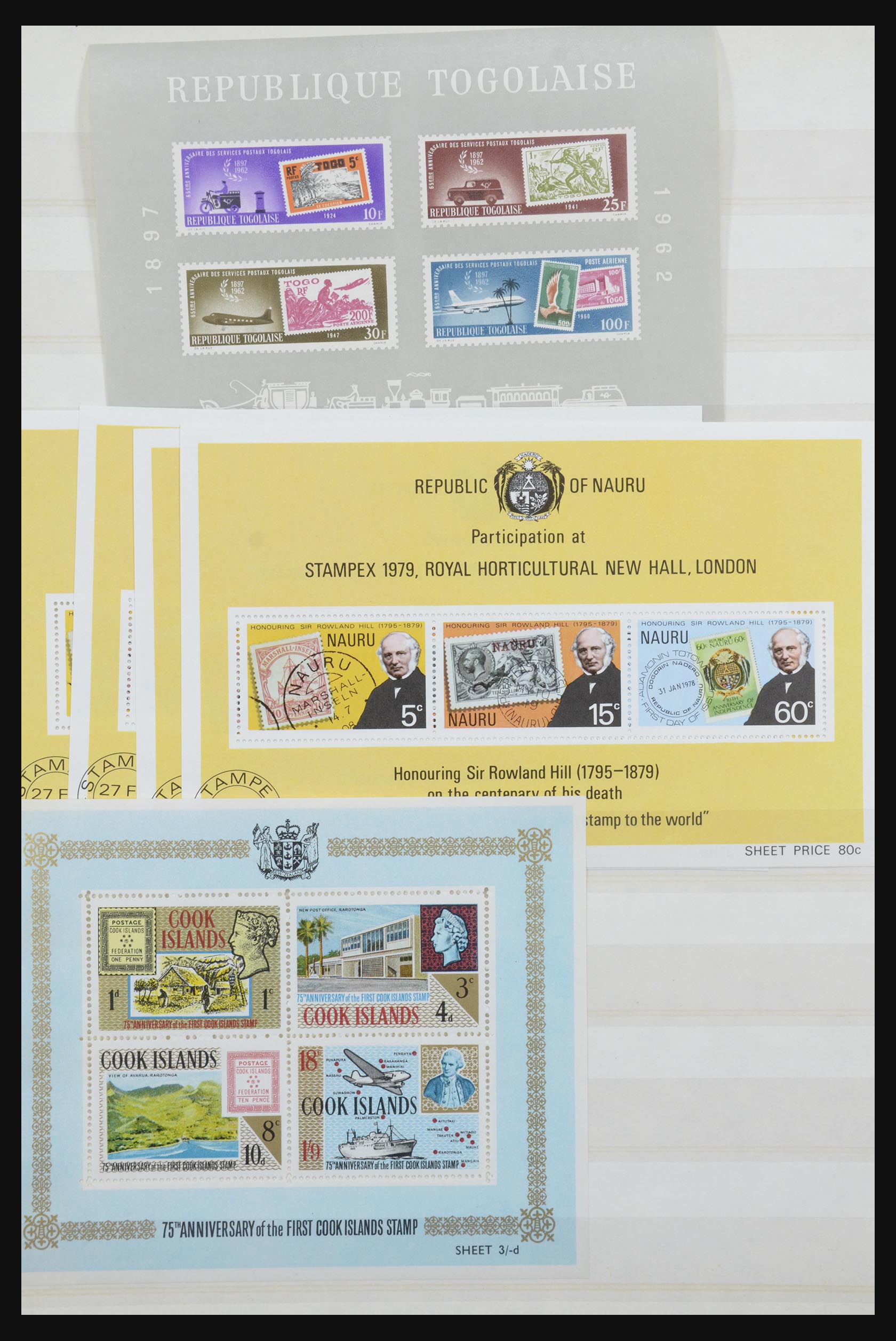 31652 022 - 31652 Motief: postzegel op postzegel 1940-1993.