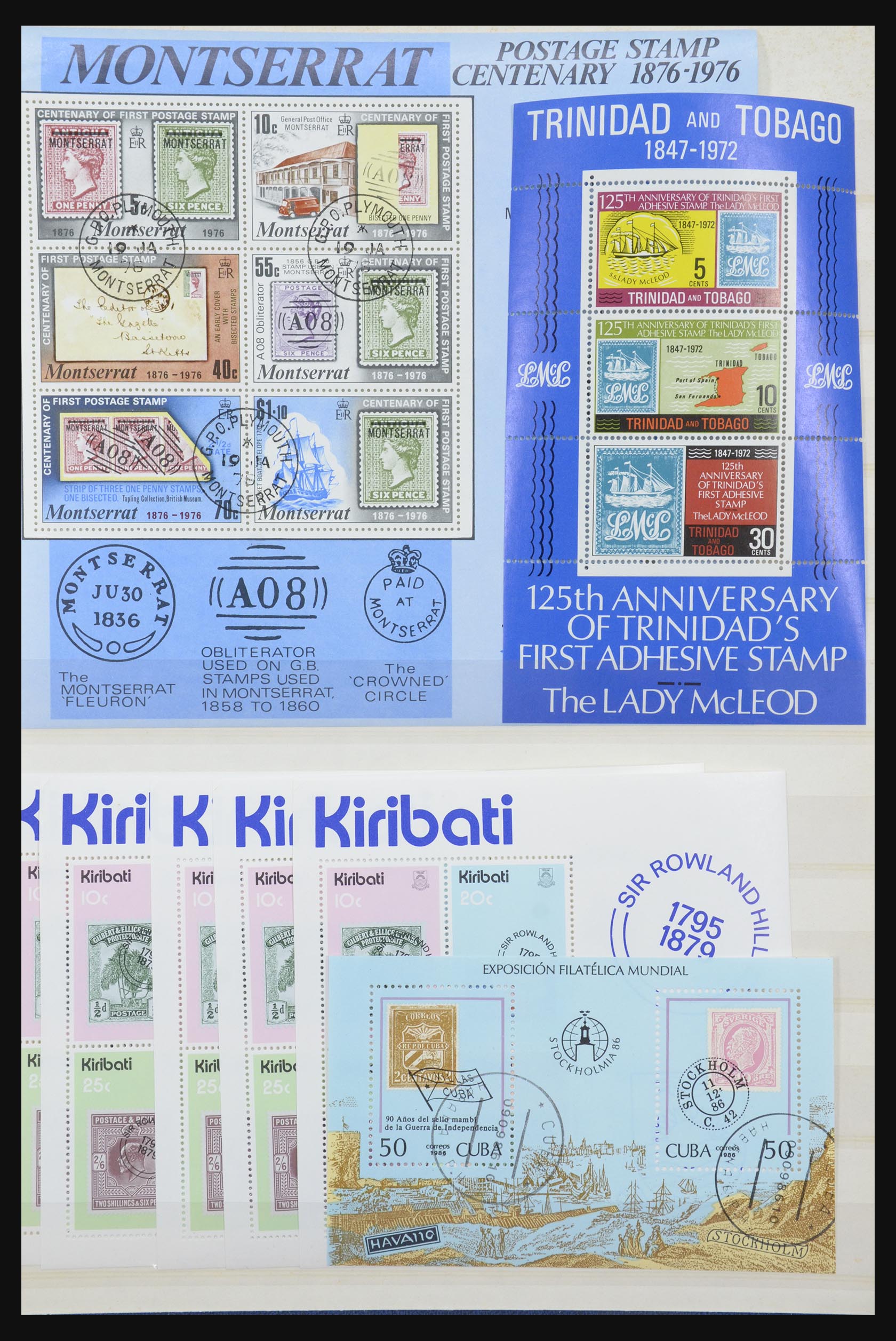 31652 023 - 31652 Motief: postzegel op postzegel 1940-1993.