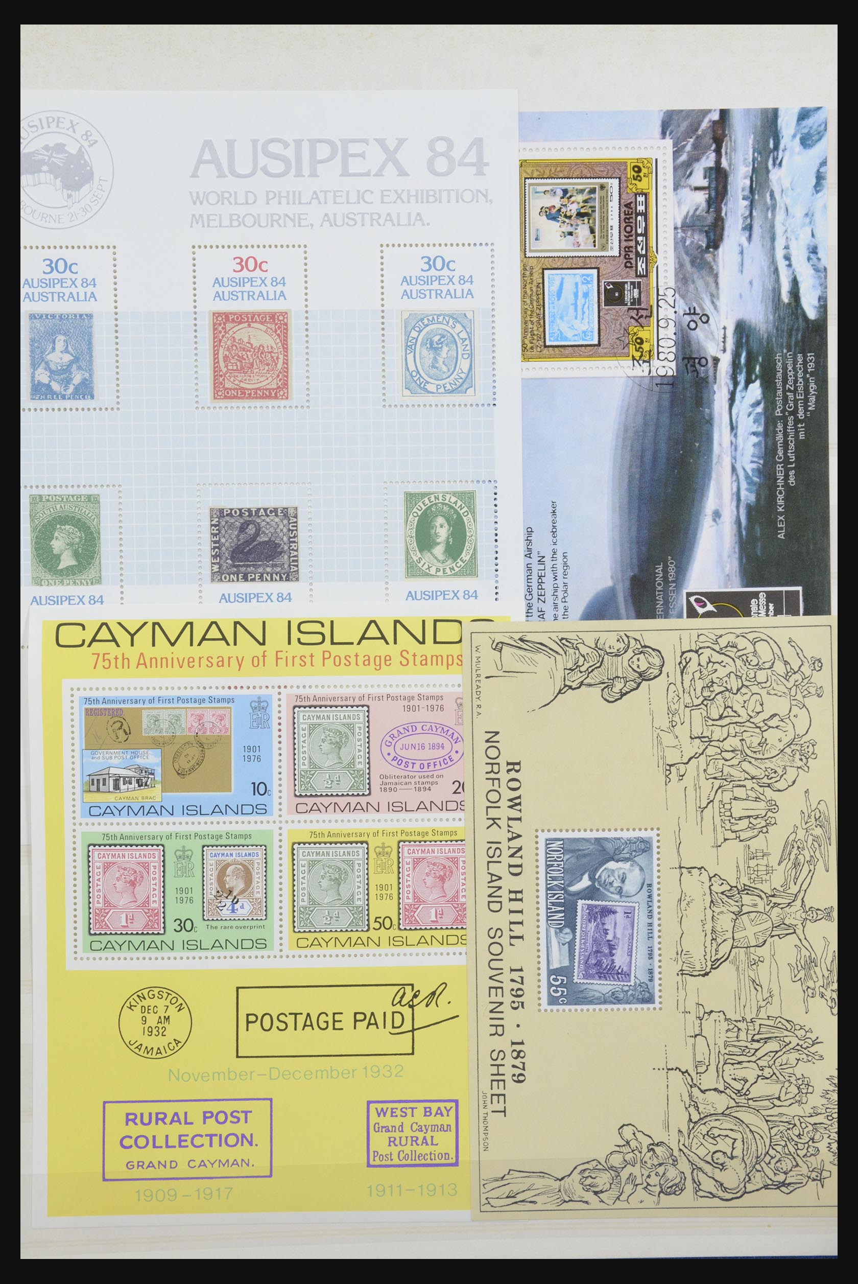 31652 024 - 31652 Motief: postzegel op postzegel 1940-1993.