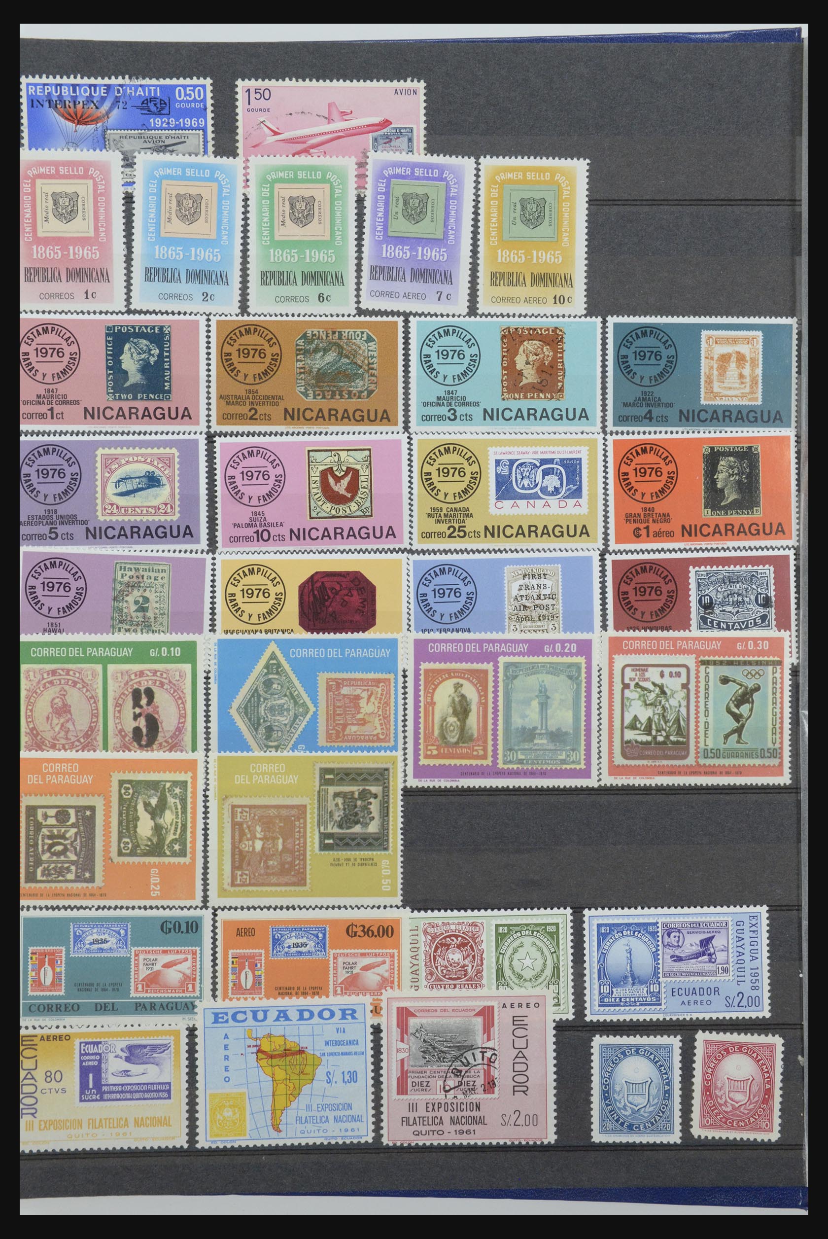 31652 043 - 31652 Motief: postzegel op postzegel 1940-1993.