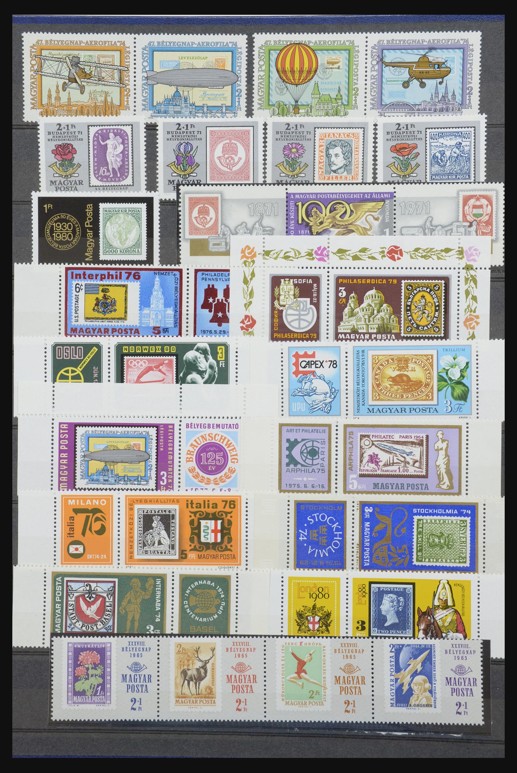 31652 050 - 31652 Motief: postzegel op postzegel 1940-1993.