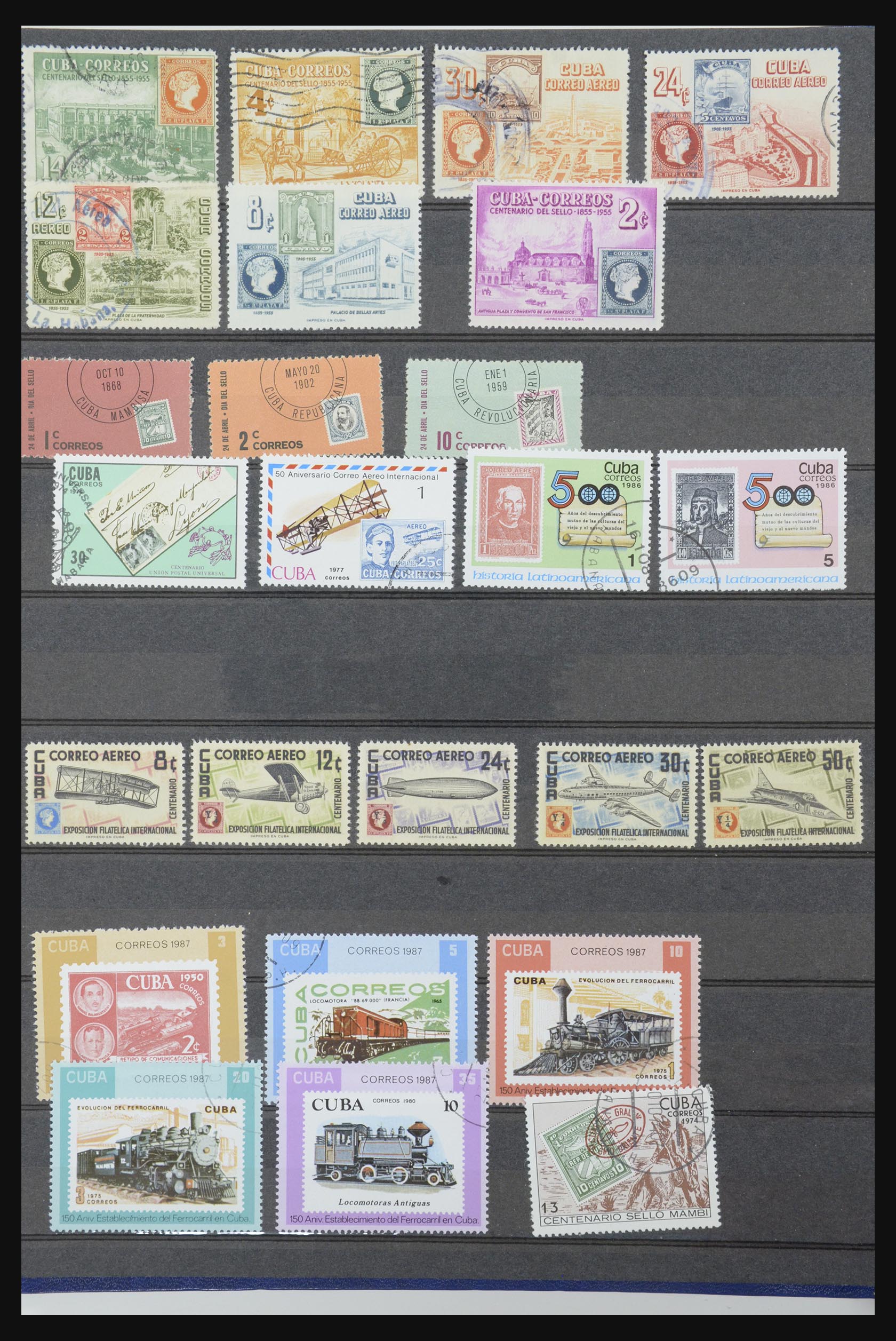 31652 057 - 31652 Motief: postzegel op postzegel 1940-1993.