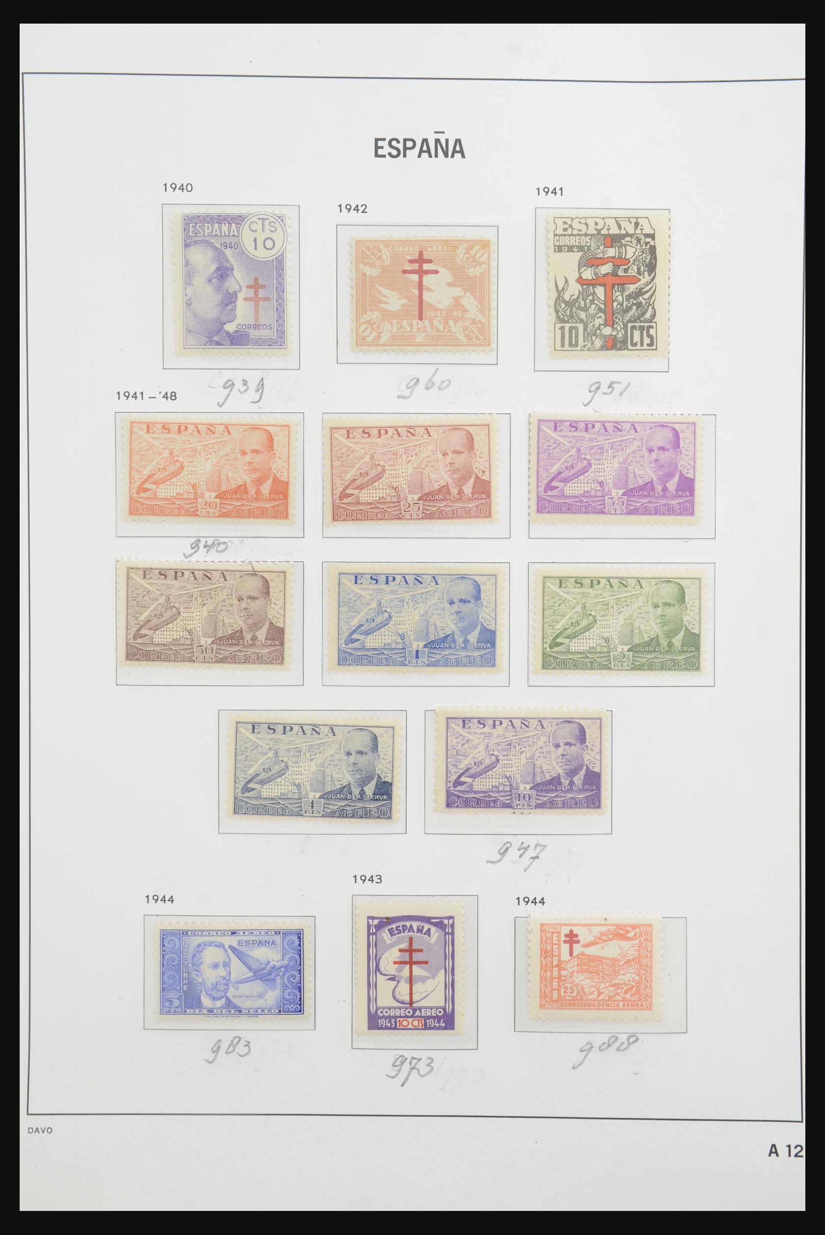 31656 010 - 31656 Spain 1940-2000.