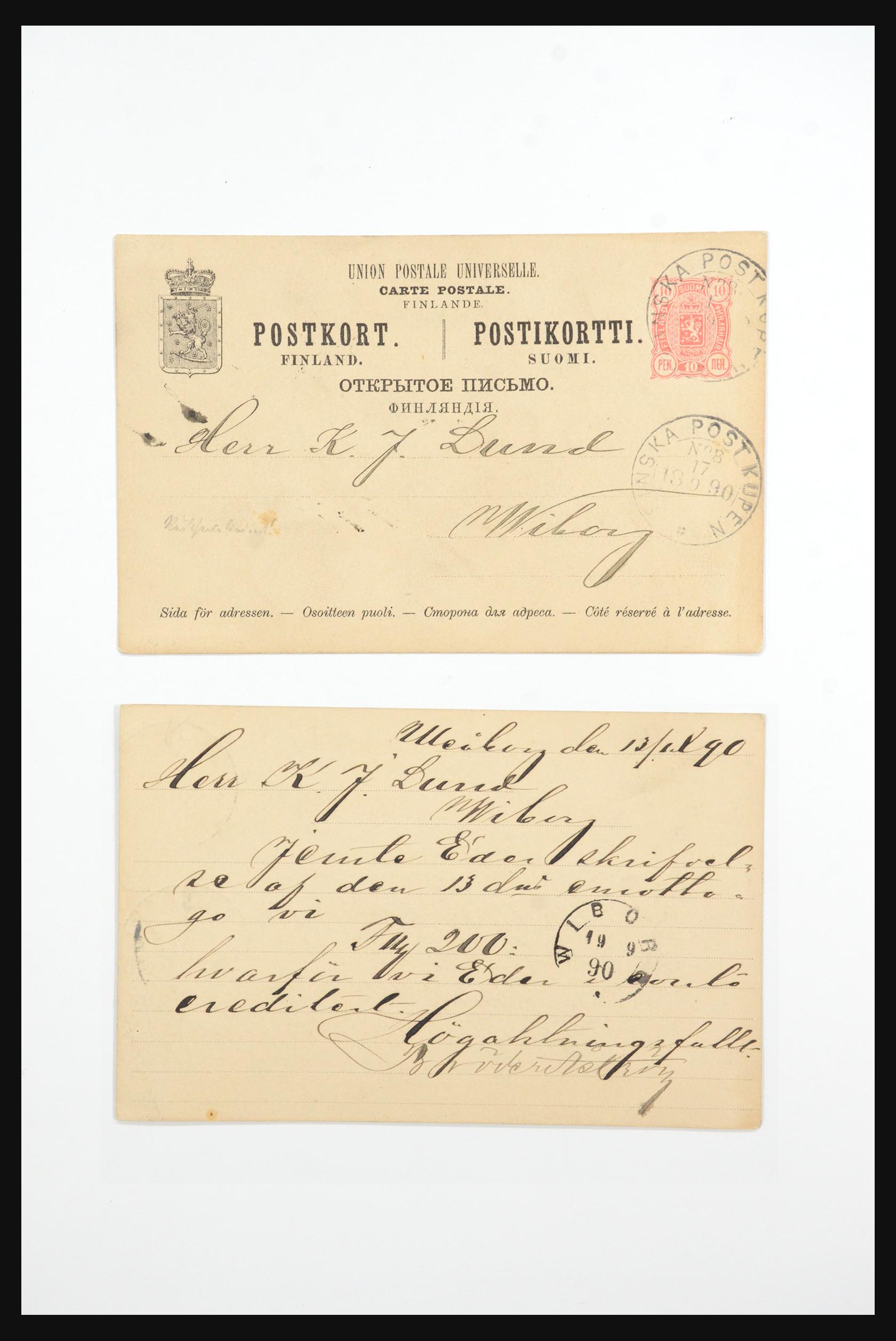 31658 008 - 31658 Finland brieven 1833-1960.