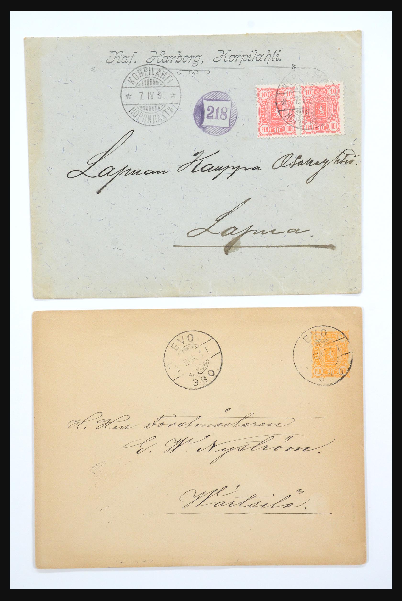 31658 020 - 31658 Finland brieven 1833-1960.