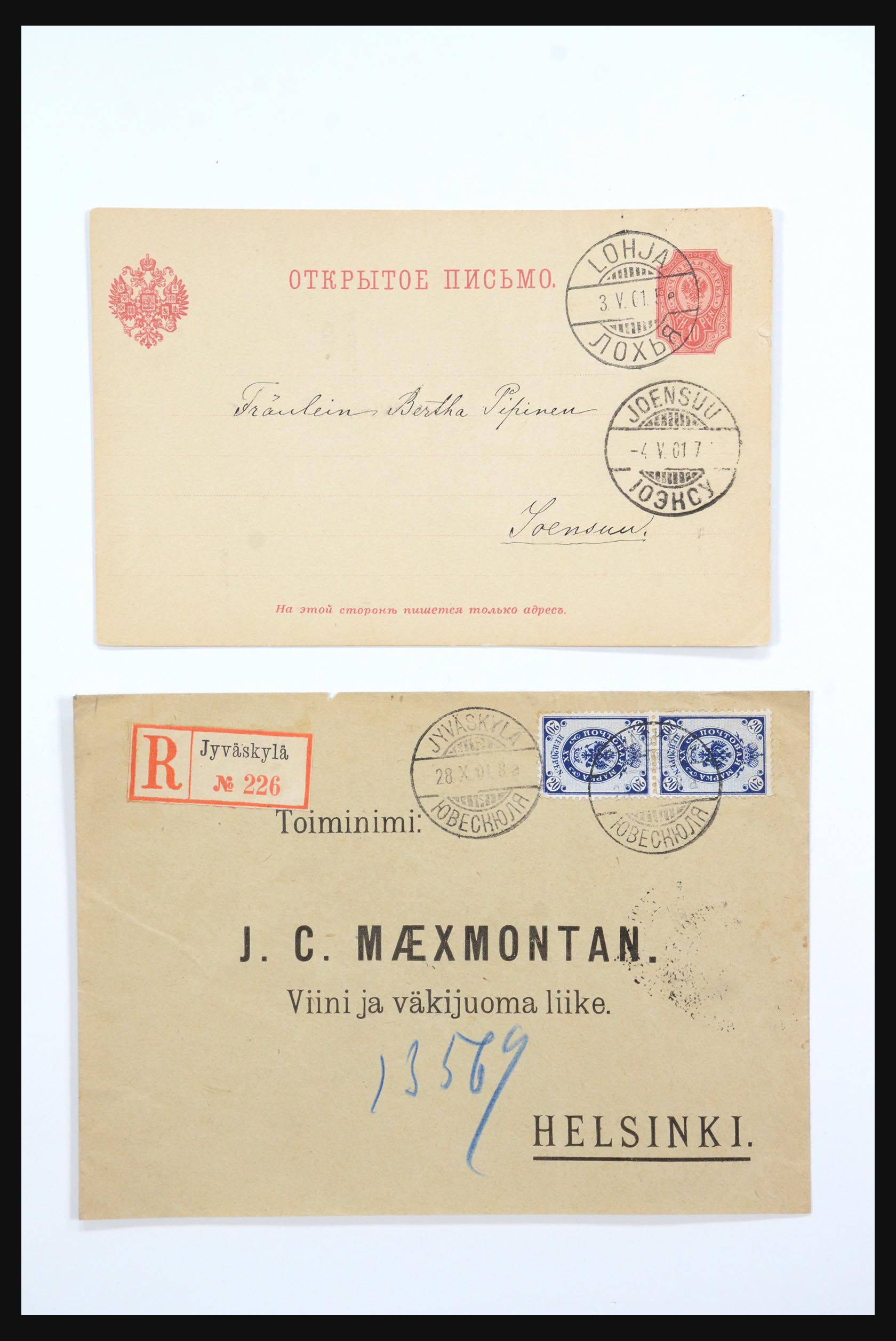 31658 024 - 31658 Finland brieven 1833-1960.