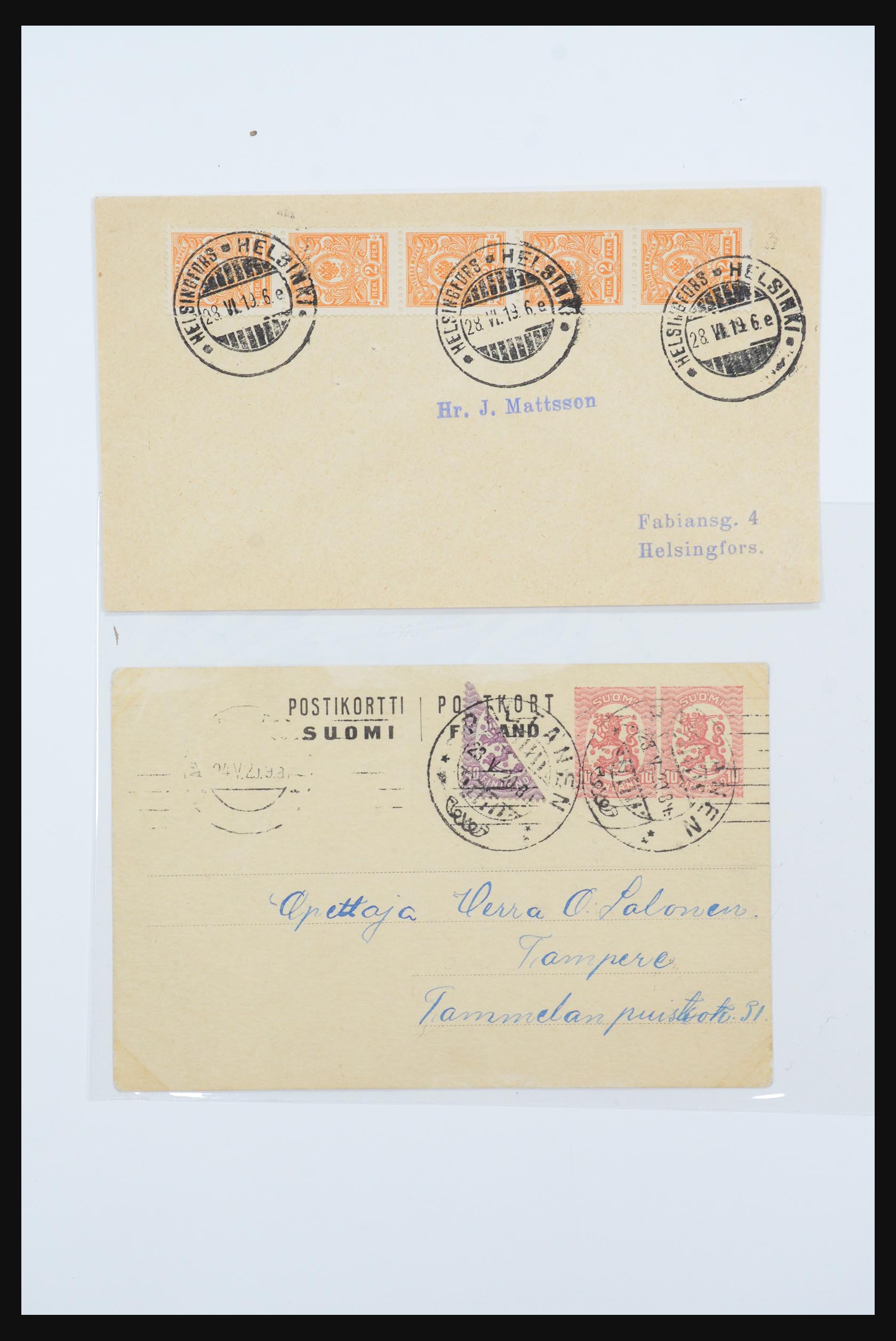 31658 038 - 31658 Finland covers 1833-1960.