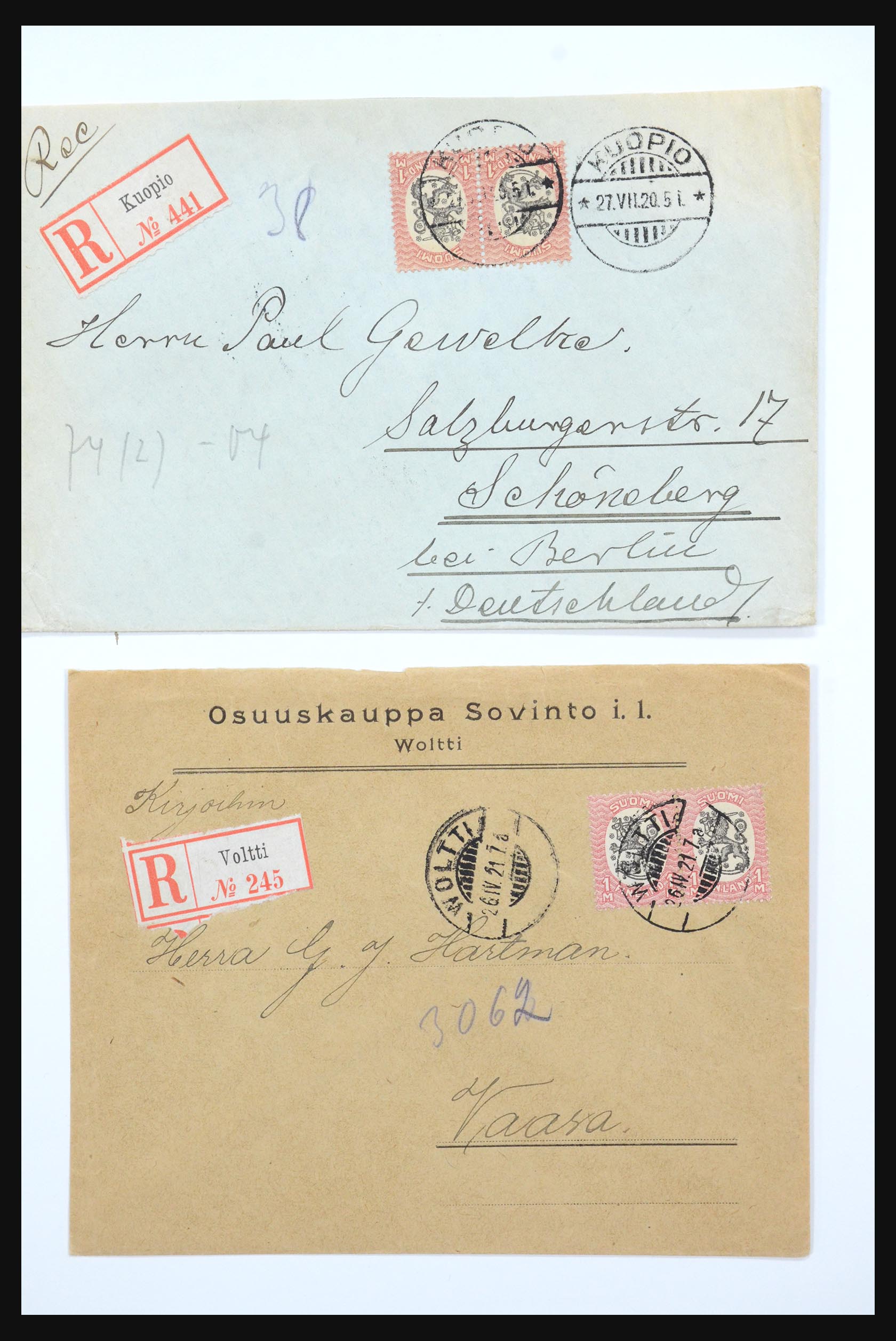 31658 040 - 31658 Finland covers 1833-1960.