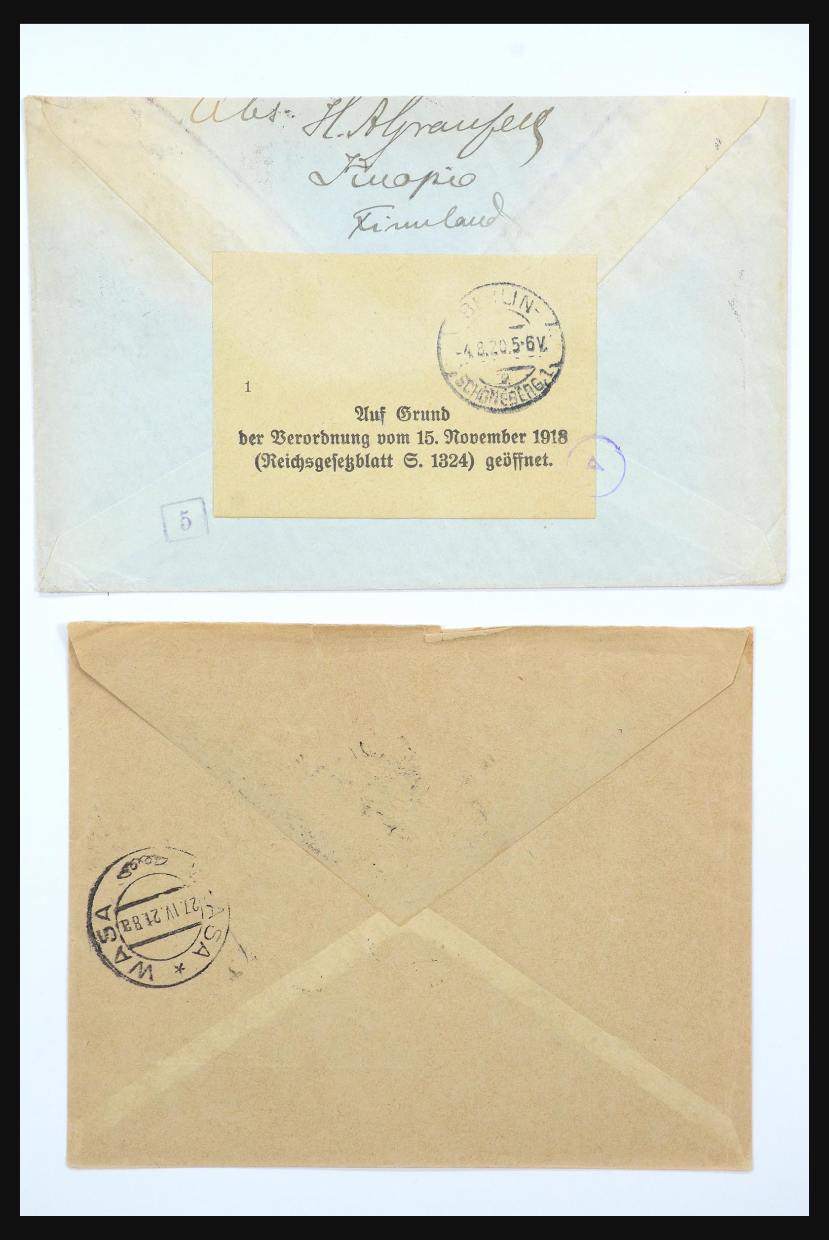 31658 041 - 31658 Finland covers 1833-1960.