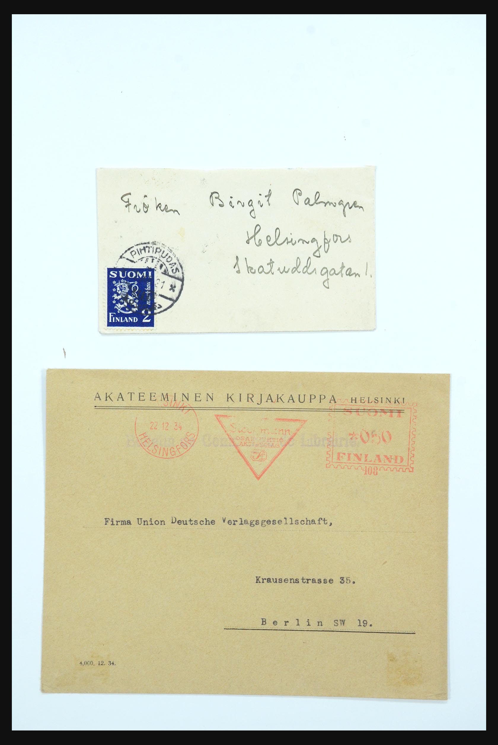 31658 066 - 31658 Finland covers 1833-1960.