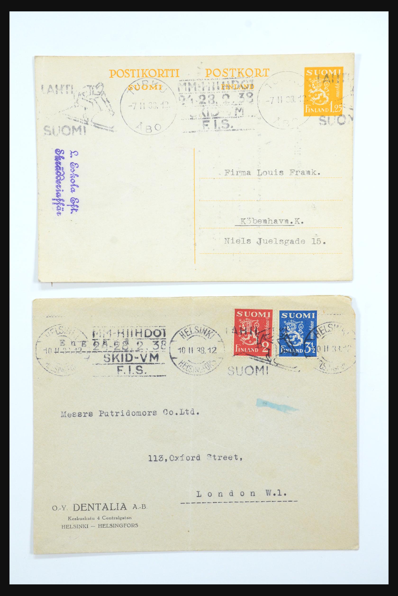 31658 070 - 31658 Finland brieven 1833-1960.