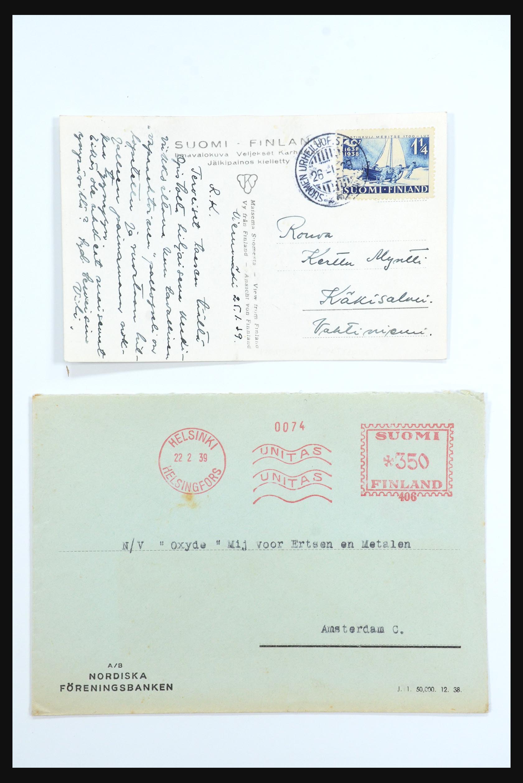 31658 072 - 31658 Finland brieven 1833-1960.