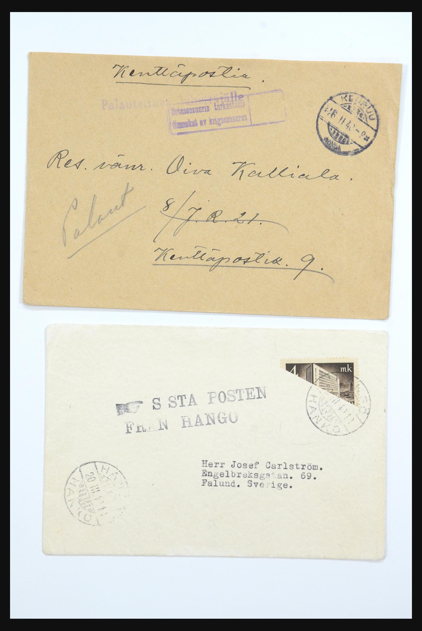 31658 074 - 31658 Finland covers 1833-1960.