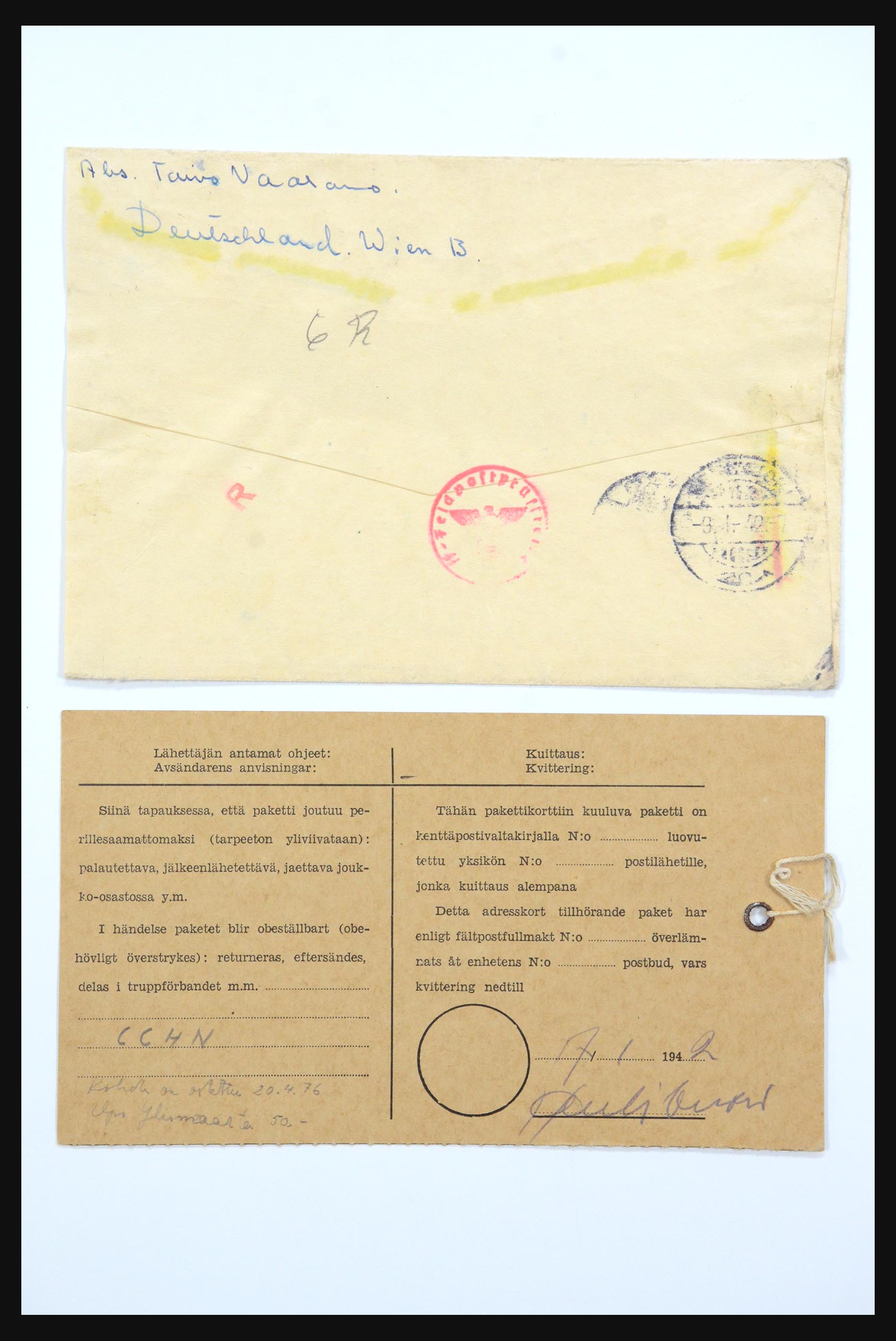31658 081 - 31658 Finland brieven 1833-1960.