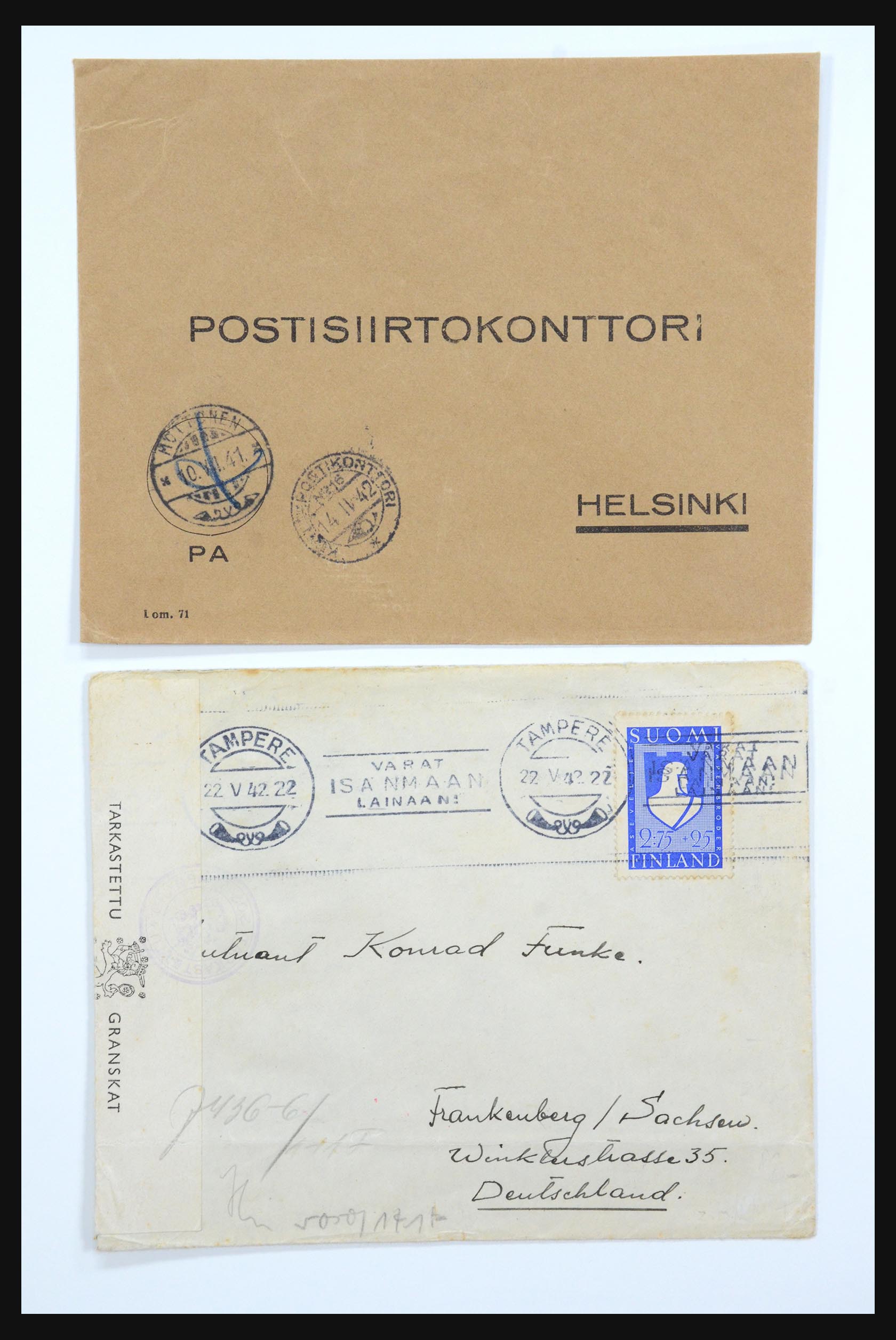 31658 082 - 31658 Finland brieven 1833-1960.