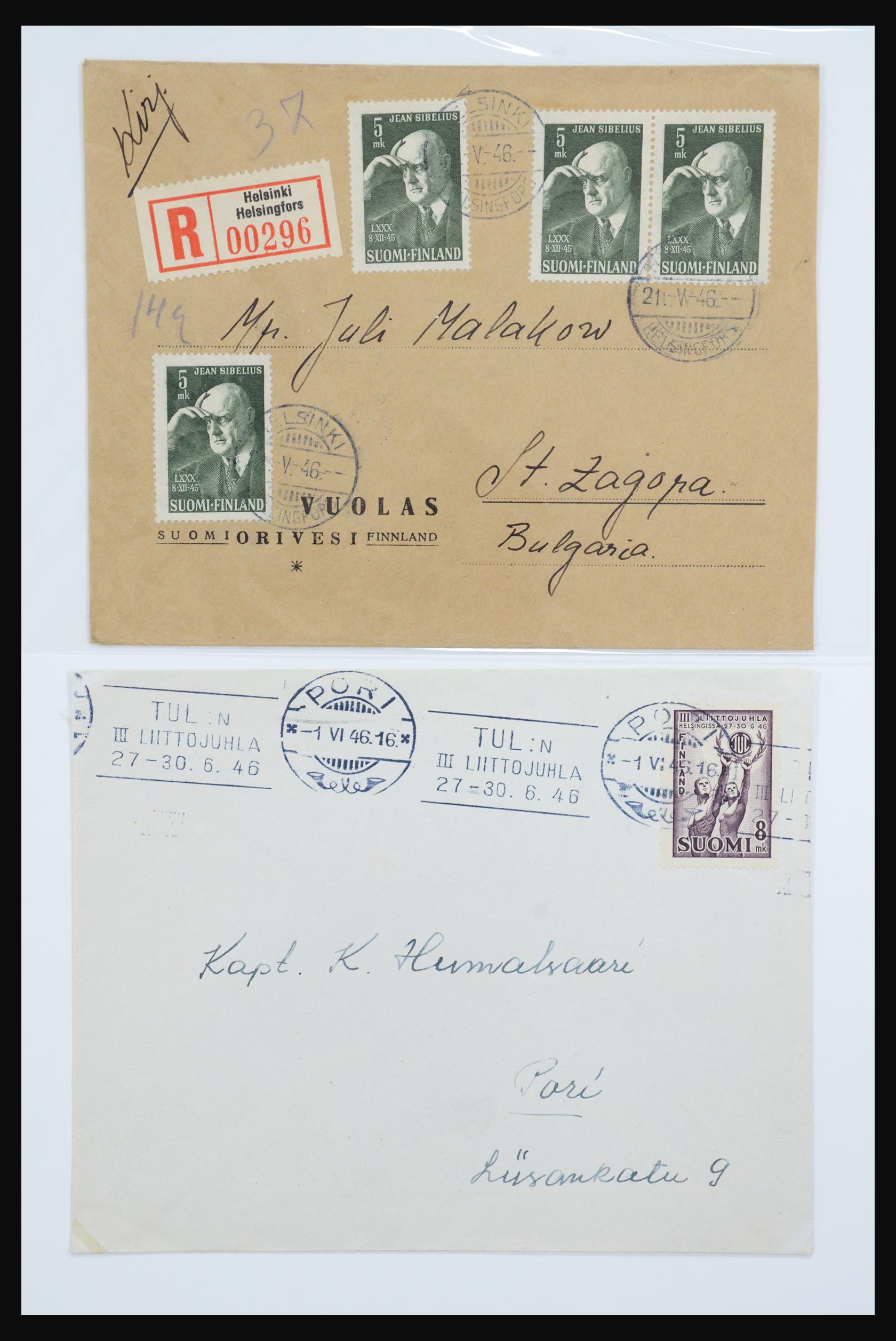 31658 092 - 31658 Finland covers 1833-1960.