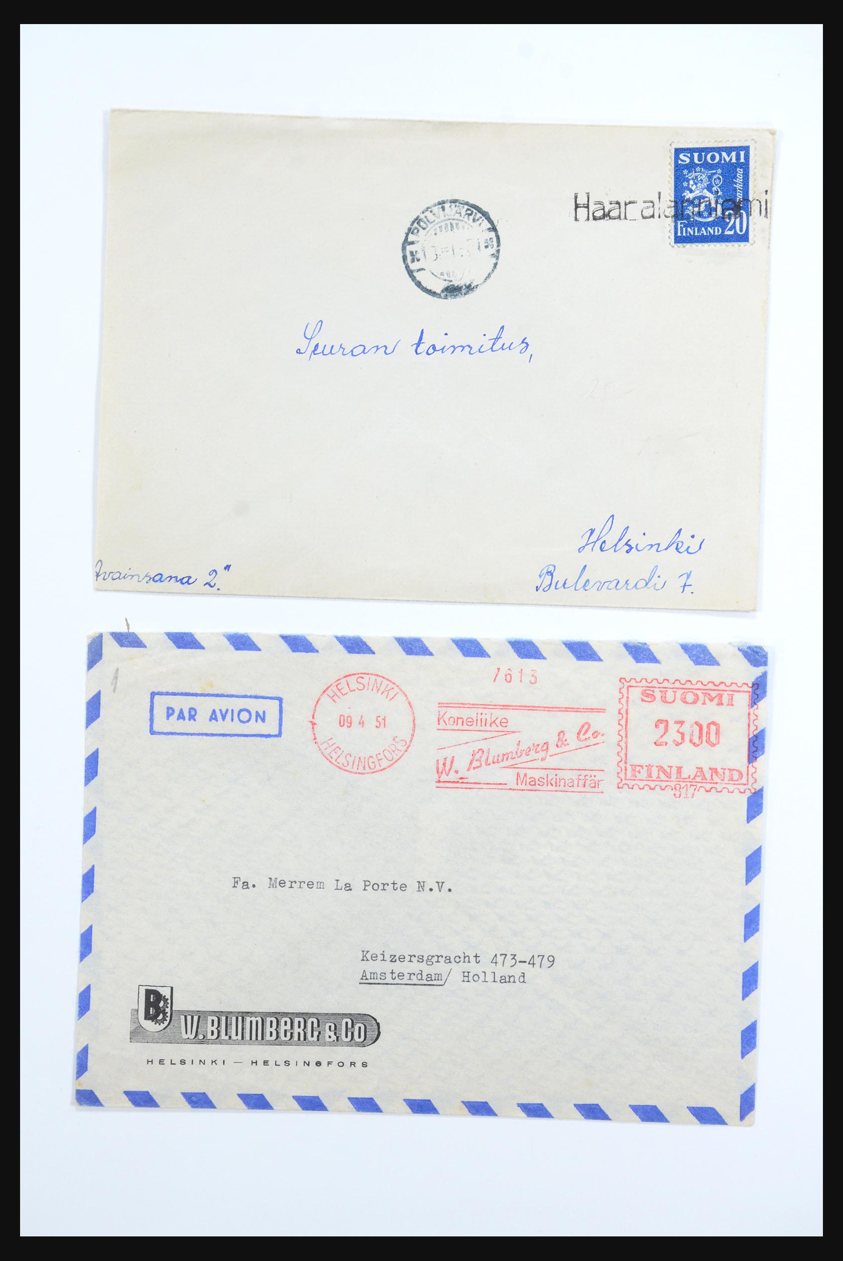 31658 114 - 31658 Finland covers 1833-1960.