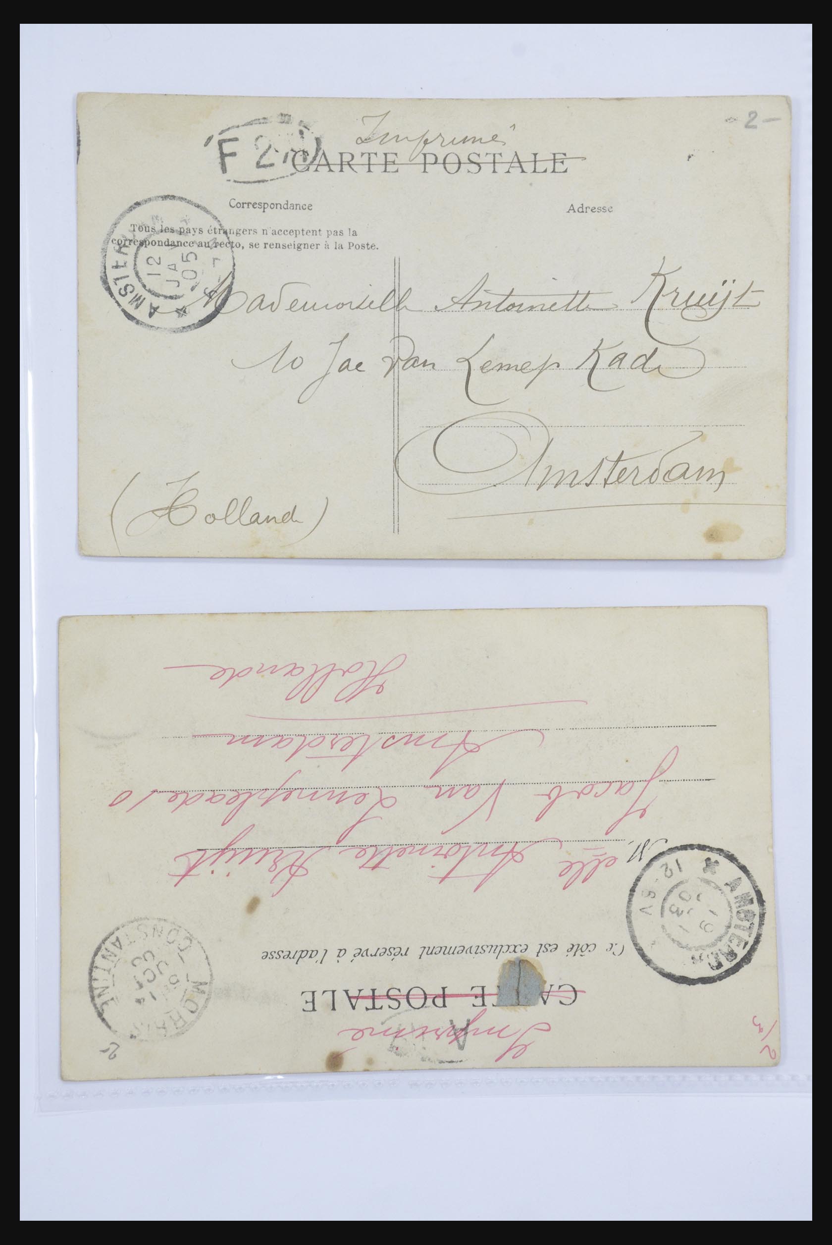 31666 004 - 31666 Franse koloniën ansichtkaarten 1900-1910.