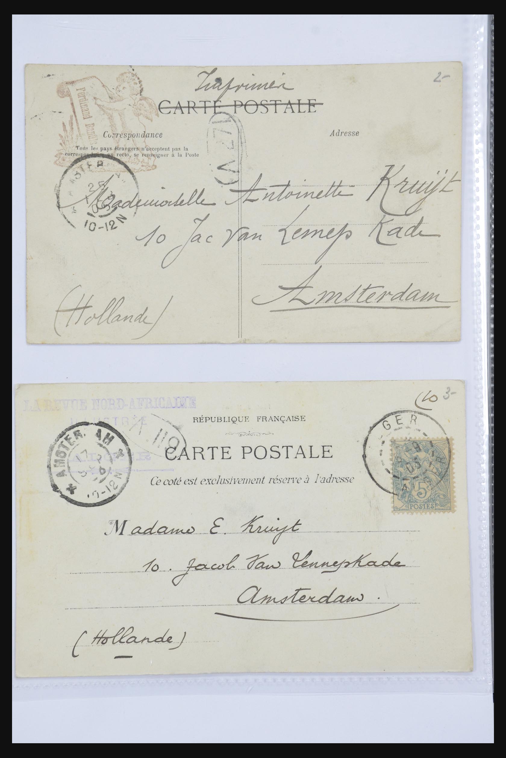 31666 010 - 31666 Franse koloniën ansichtkaarten 1900-1910.