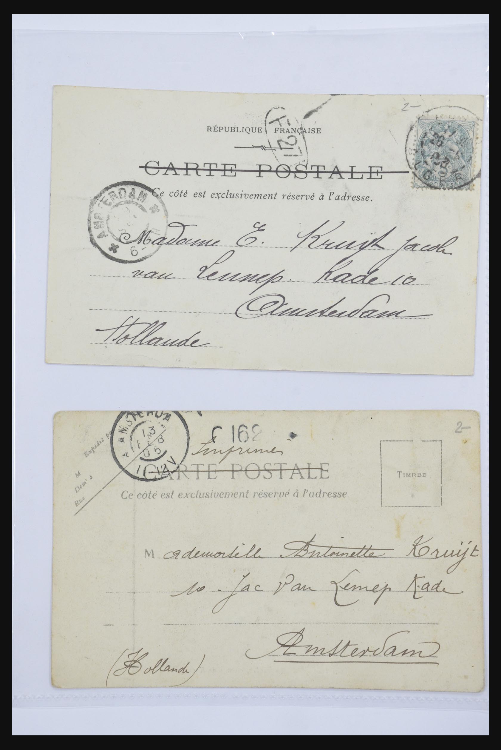 31666 012 - 31666 Franse koloniën ansichtkaarten 1900-1910.