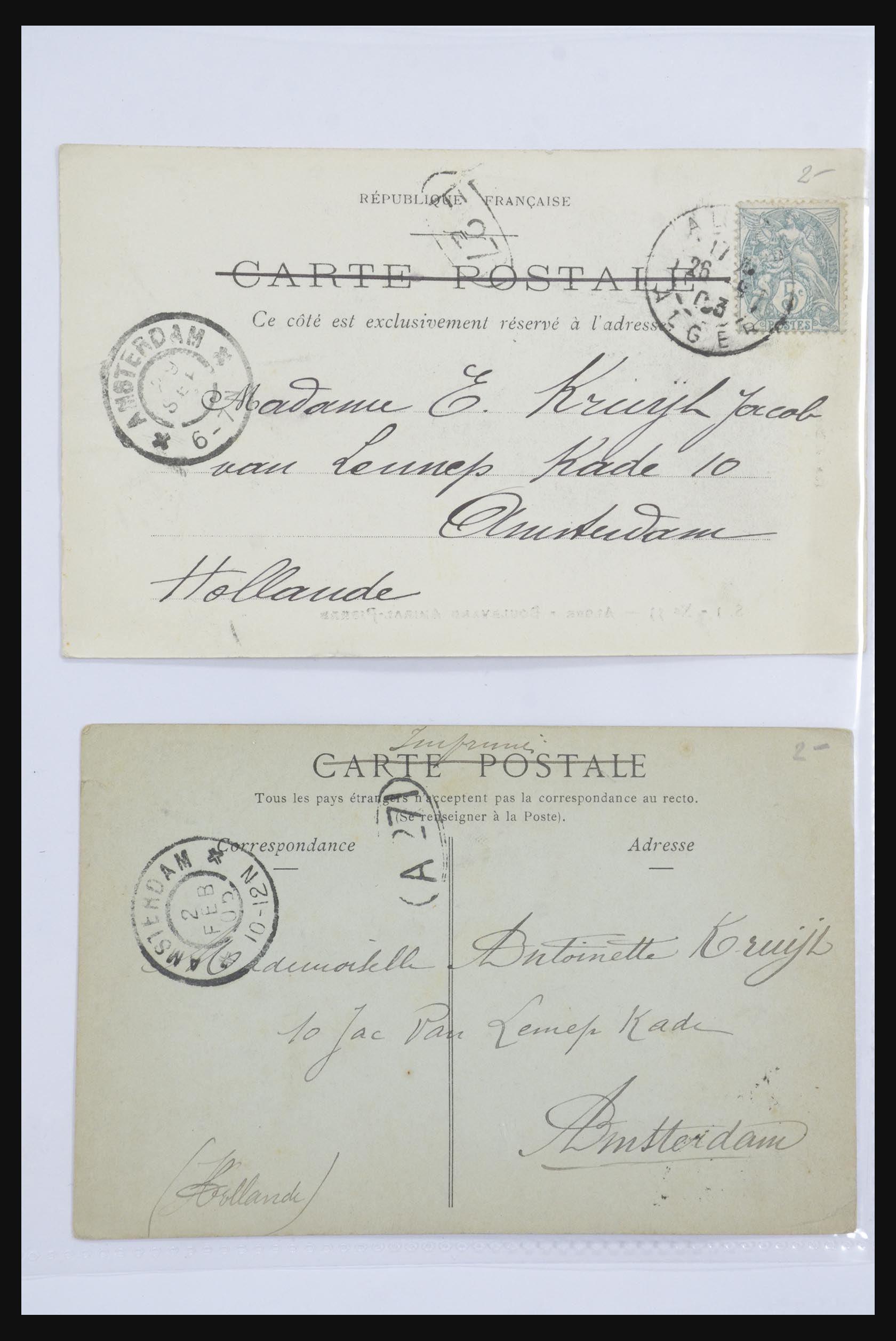 31666 014 - 31666 Franse koloniën ansichtkaarten 1900-1910.