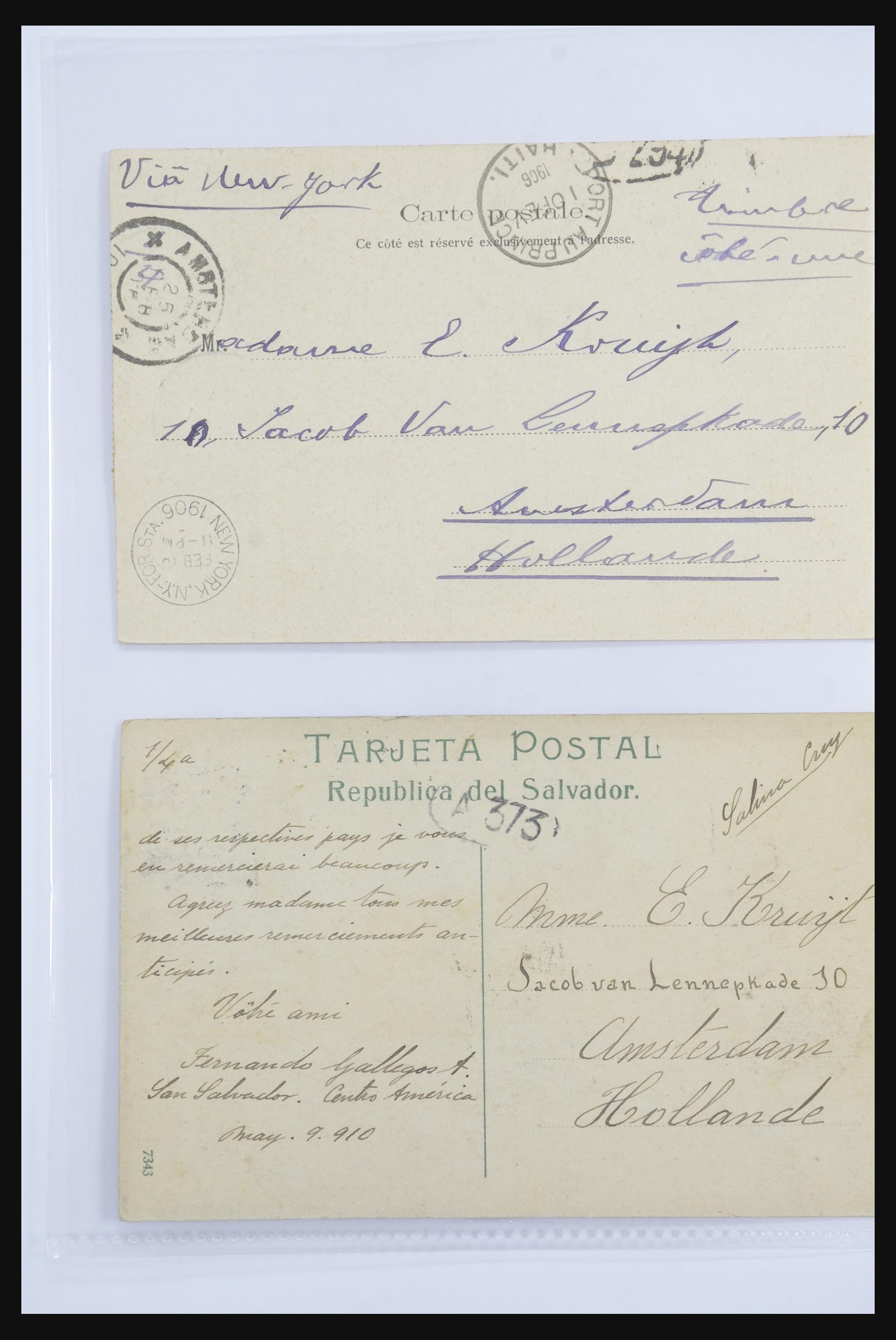 31666 038 - 31666 Franse koloniën ansichtkaarten 1900-1910.