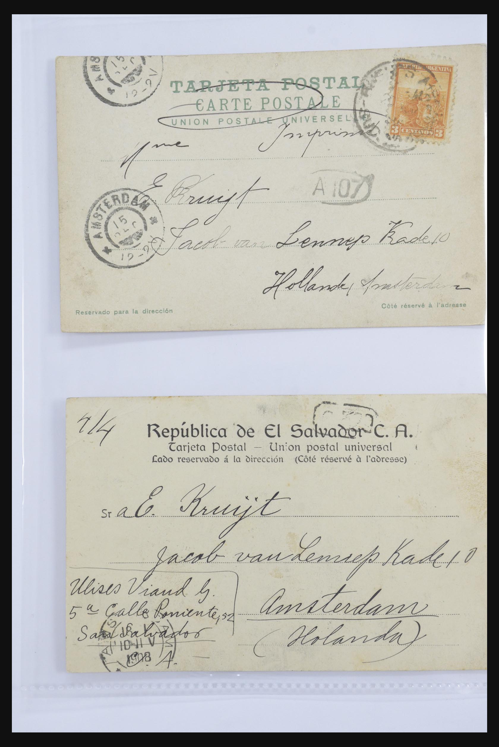 31666 040 - 31666 Franse koloniën ansichtkaarten 1900-1910.