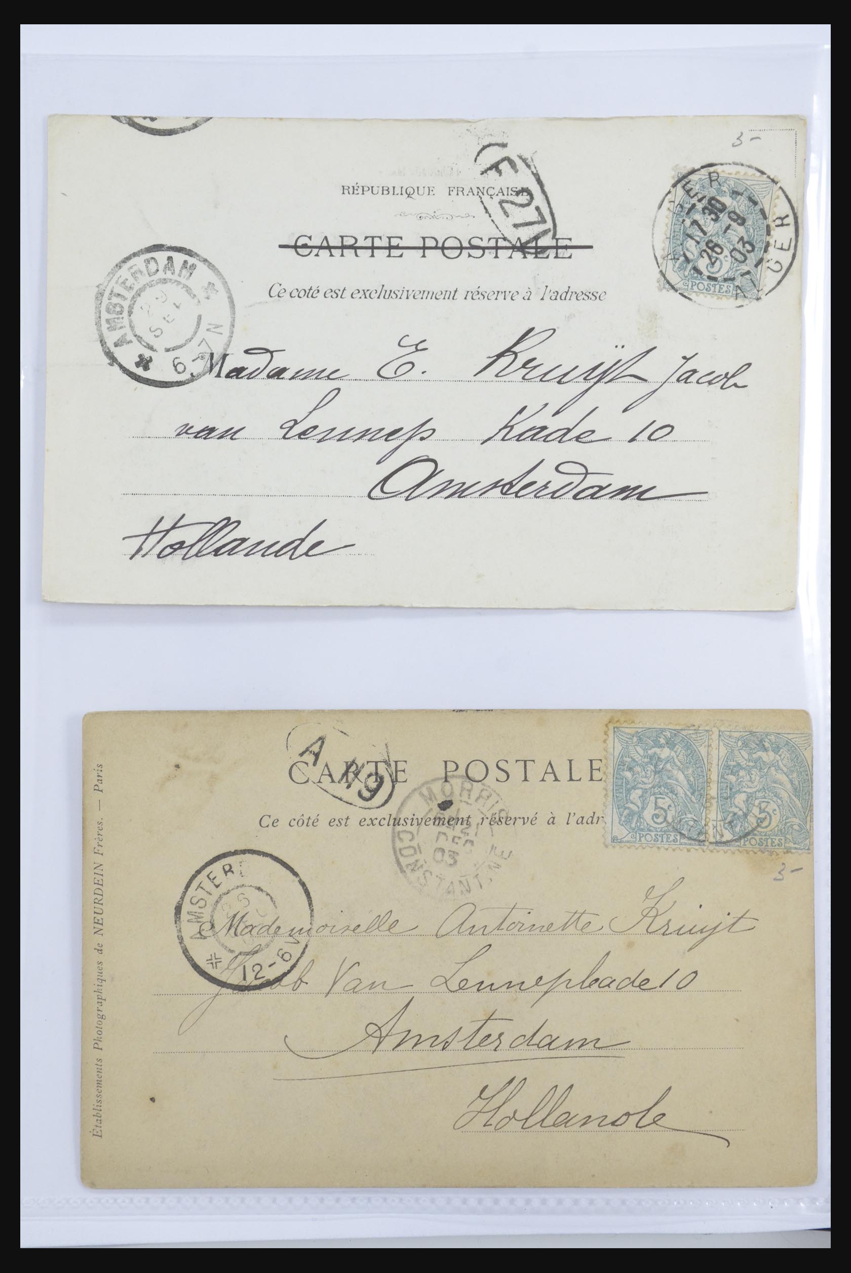 31666 046 - 31666 Franse koloniën ansichtkaarten 1900-1910.