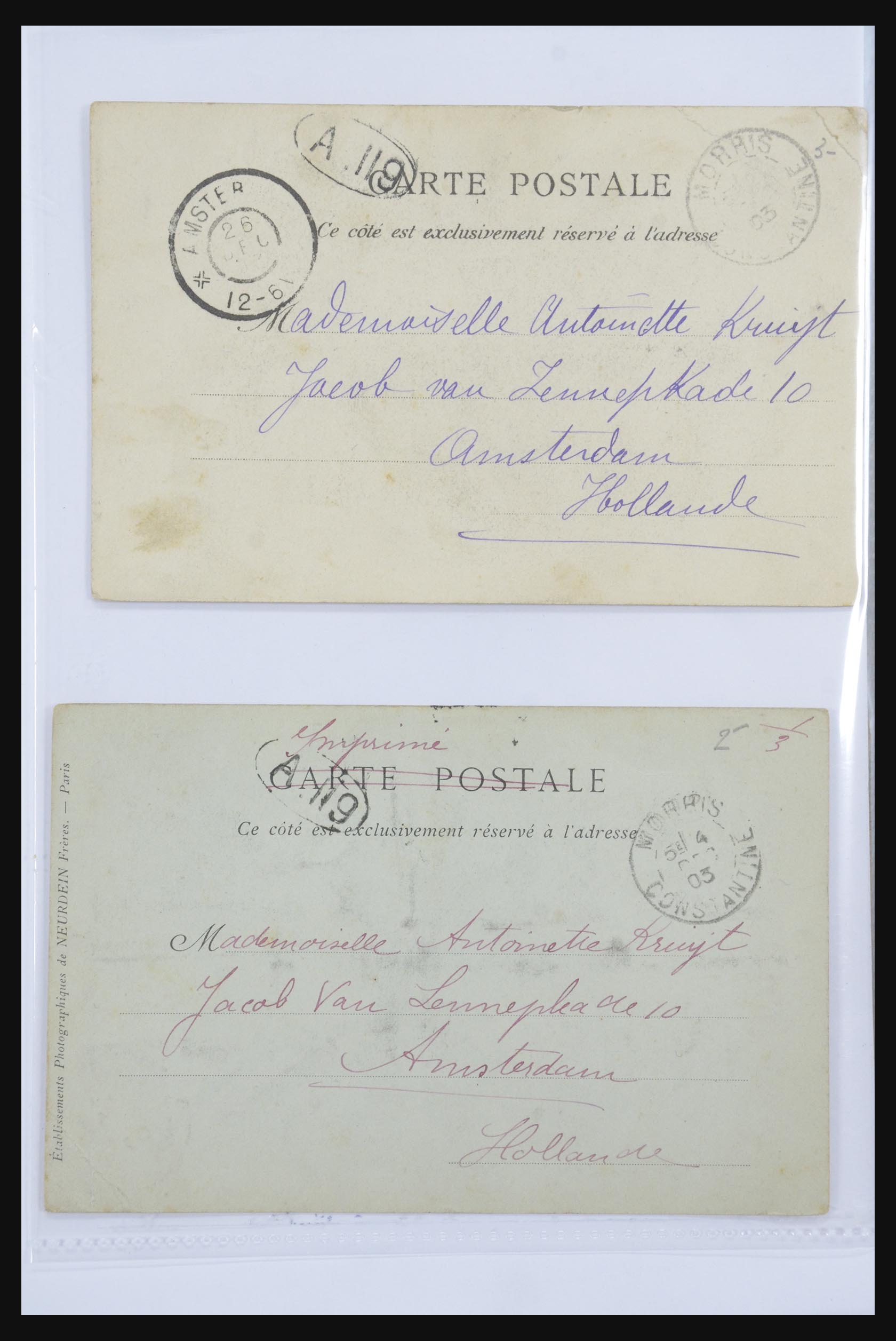 31666 048 - 31666 Franse koloniën ansichtkaarten 1900-1910.