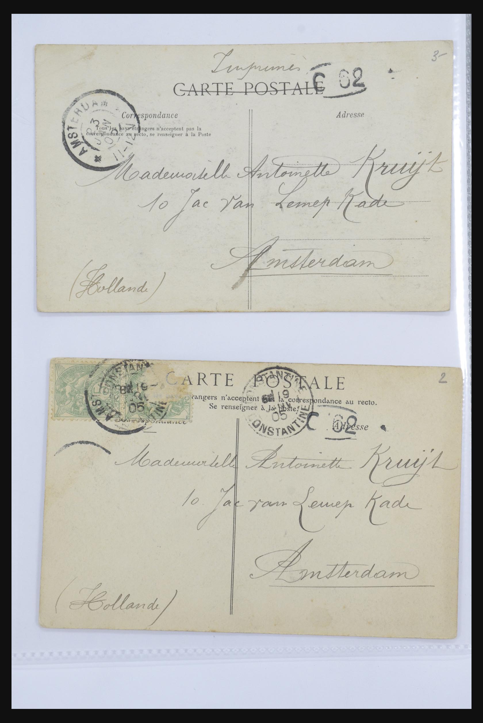 31666 054 - 31666 Franse koloniën ansichtkaarten 1900-1910.