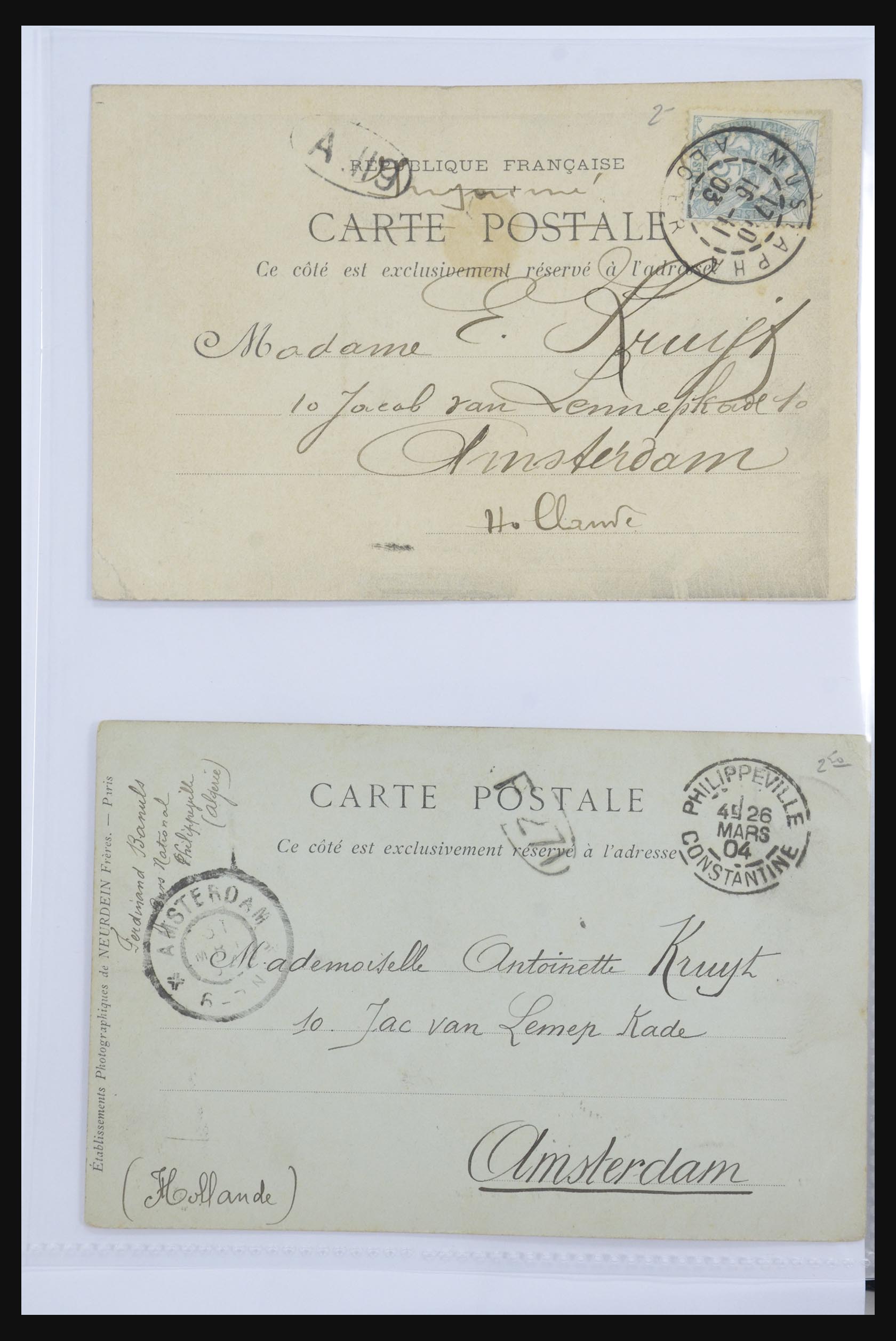 31666 068 - 31666 Franse koloniën ansichtkaarten 1900-1910.