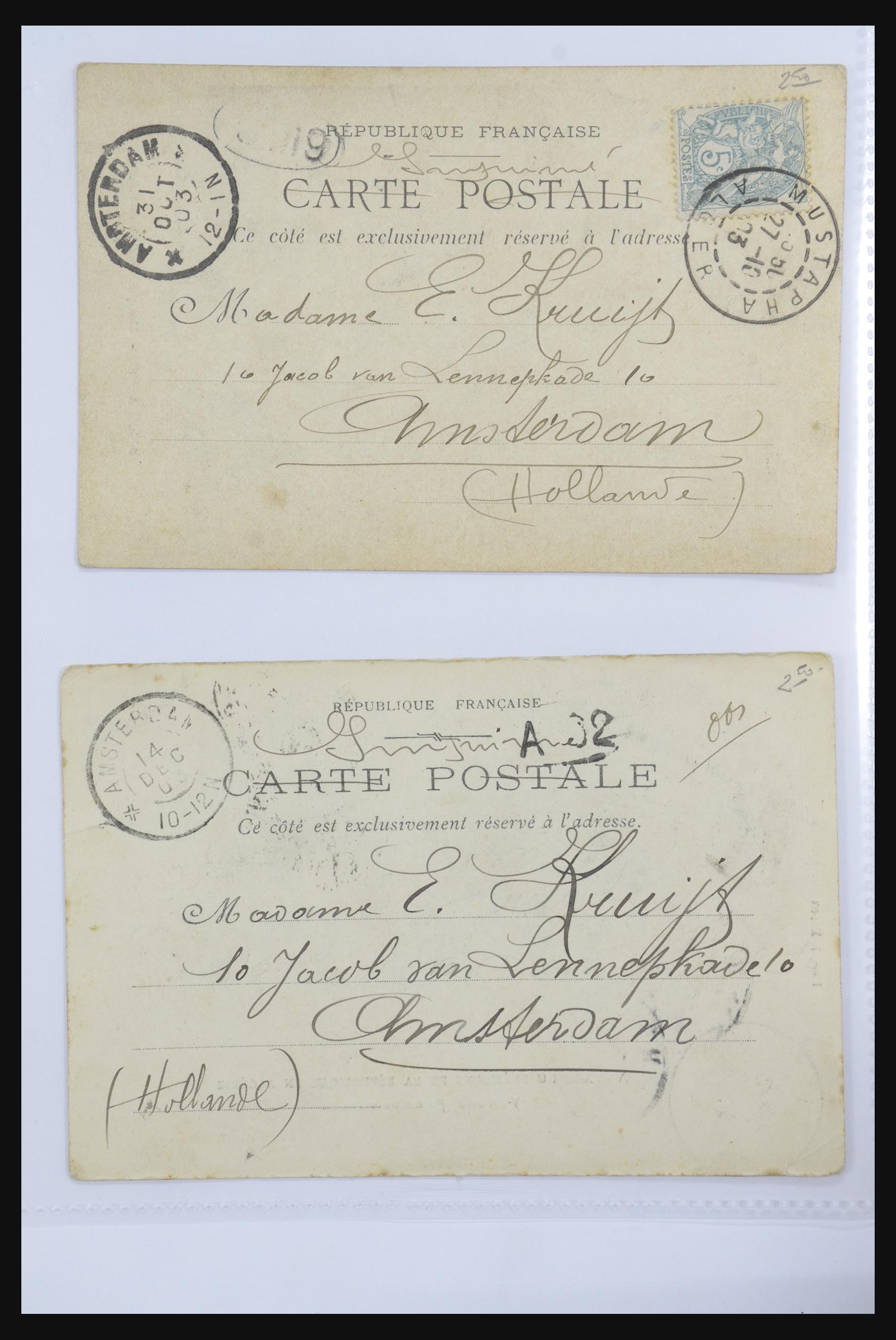 31666 070 - 31666 Franse koloniën ansichtkaarten 1900-1910.